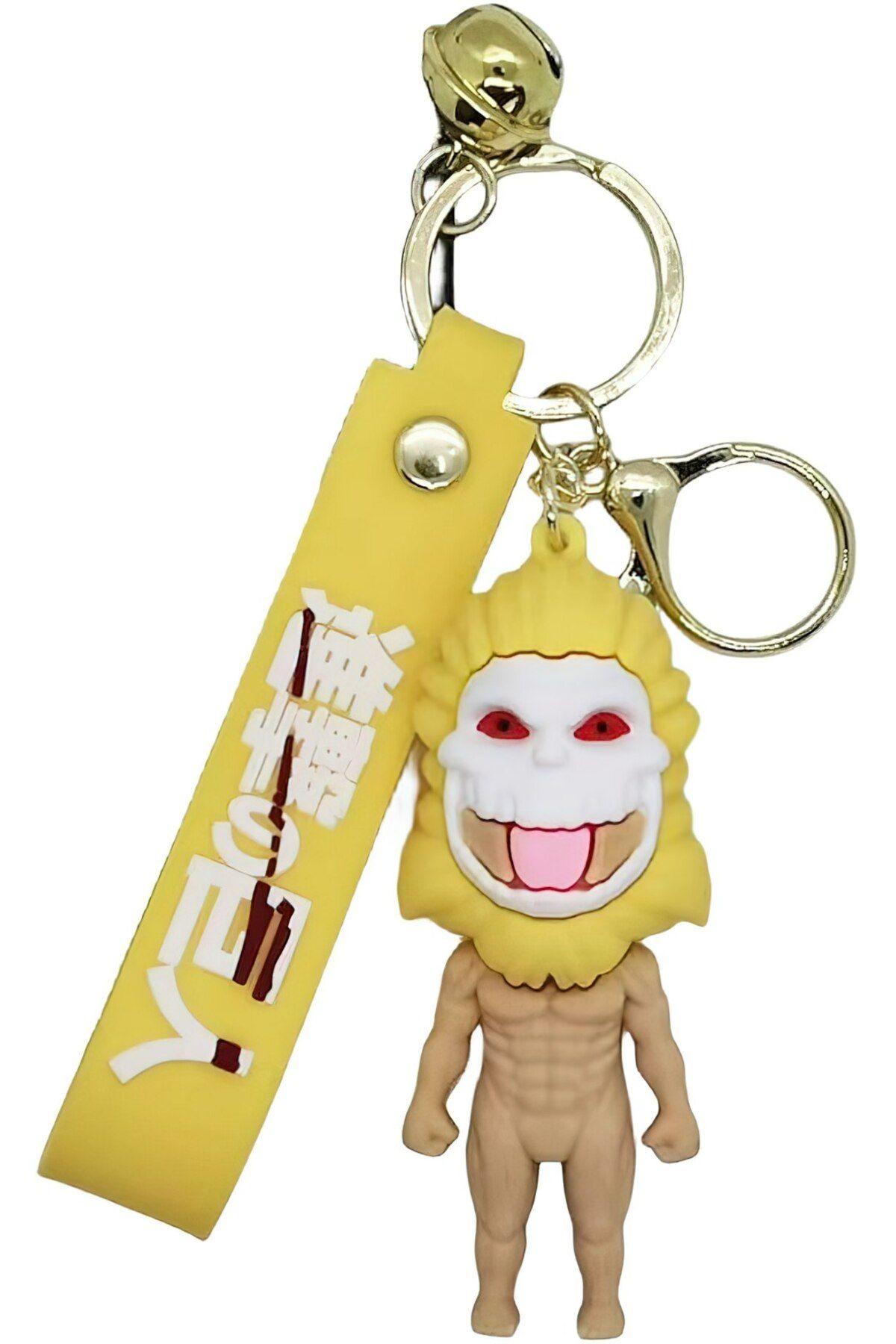 FG KONNİCHİWA Anime Attack On Titan - Titan Form Silikon Anahtarlık Ve Çanta Aksesuarı