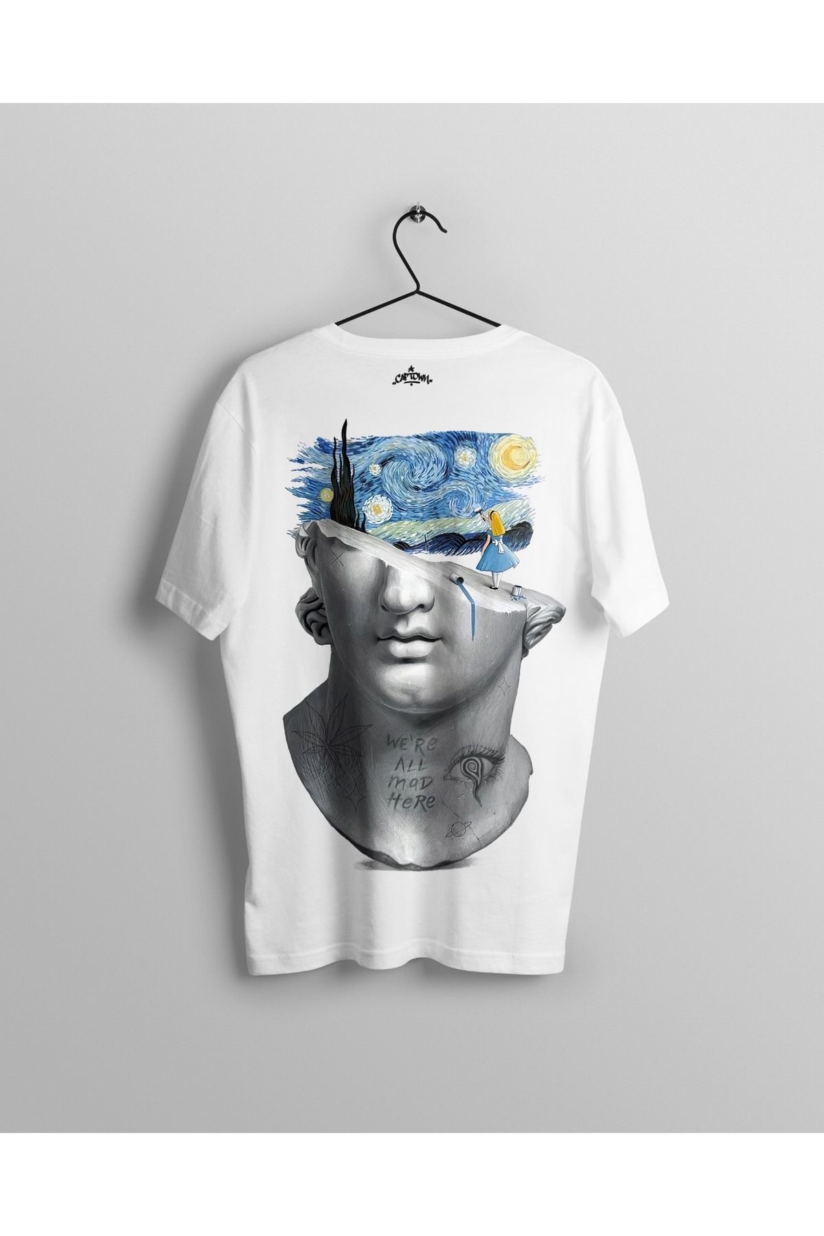Ct Erkek Oversize Baskılı T-Shirt -Nature of Art