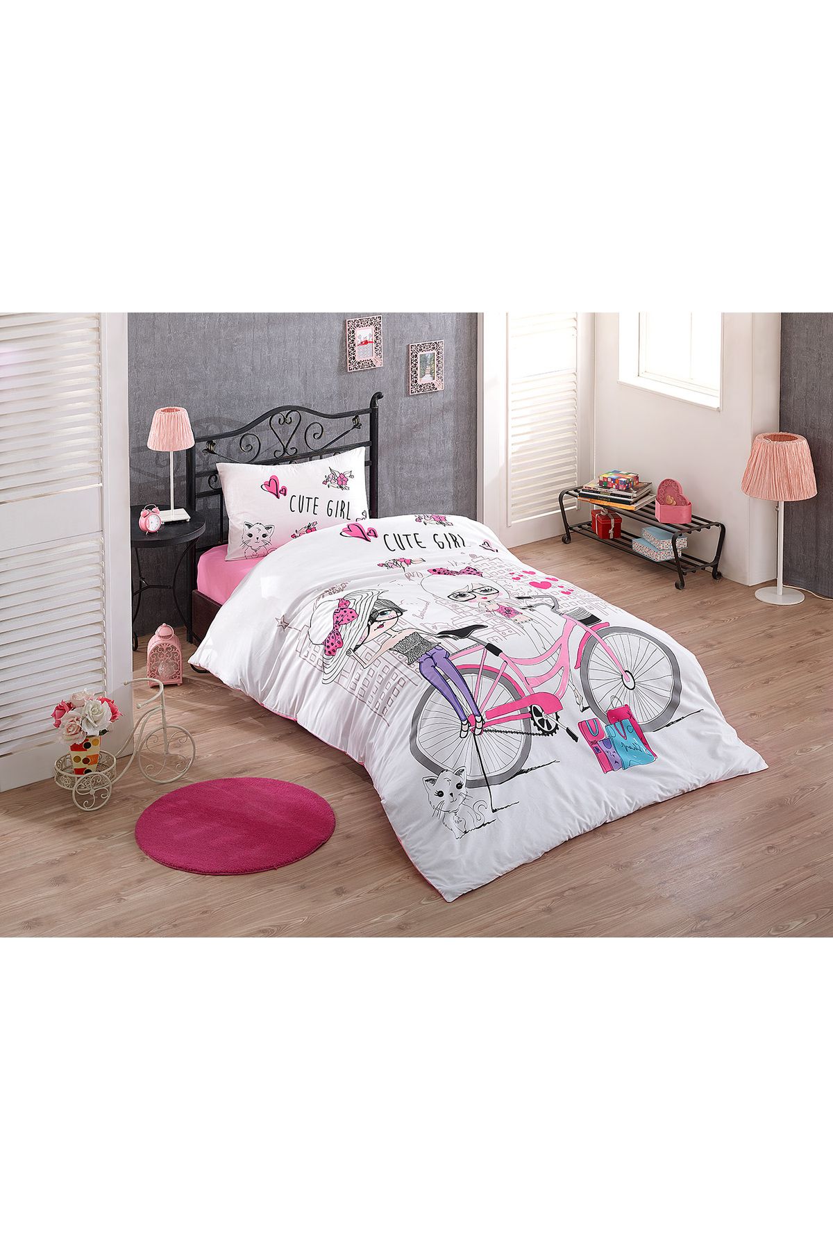 Zorlu KRİSTAL FASHİON MODEL ( GENÇLER İÇİN) TEK KİŞİLİK NEVRESİM TAKIMI-