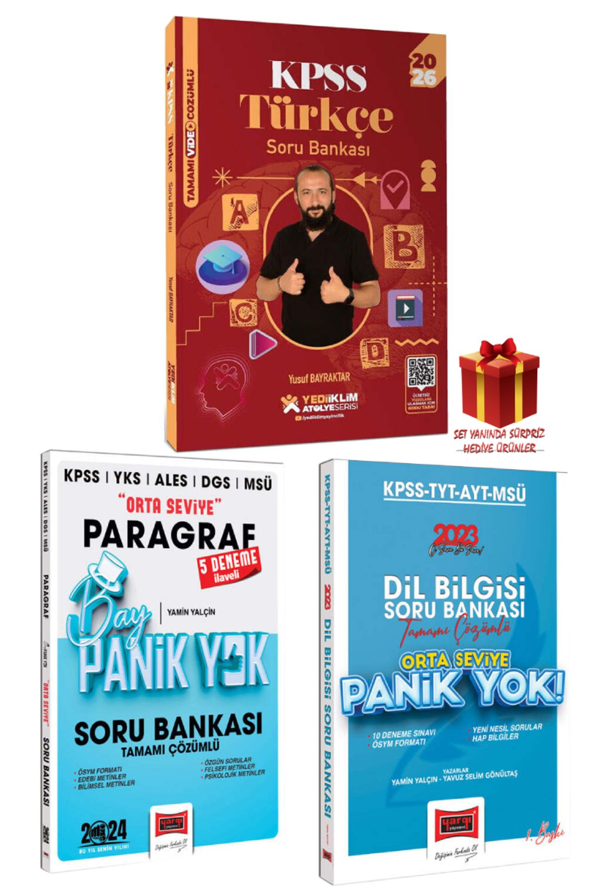 Yediiklim Yayınları 2026 Yediiklim KPSS Türkçe Soru Bankası+Yargı Paragraf Soru Bankası+Dil Bilgisi Soru Bankası