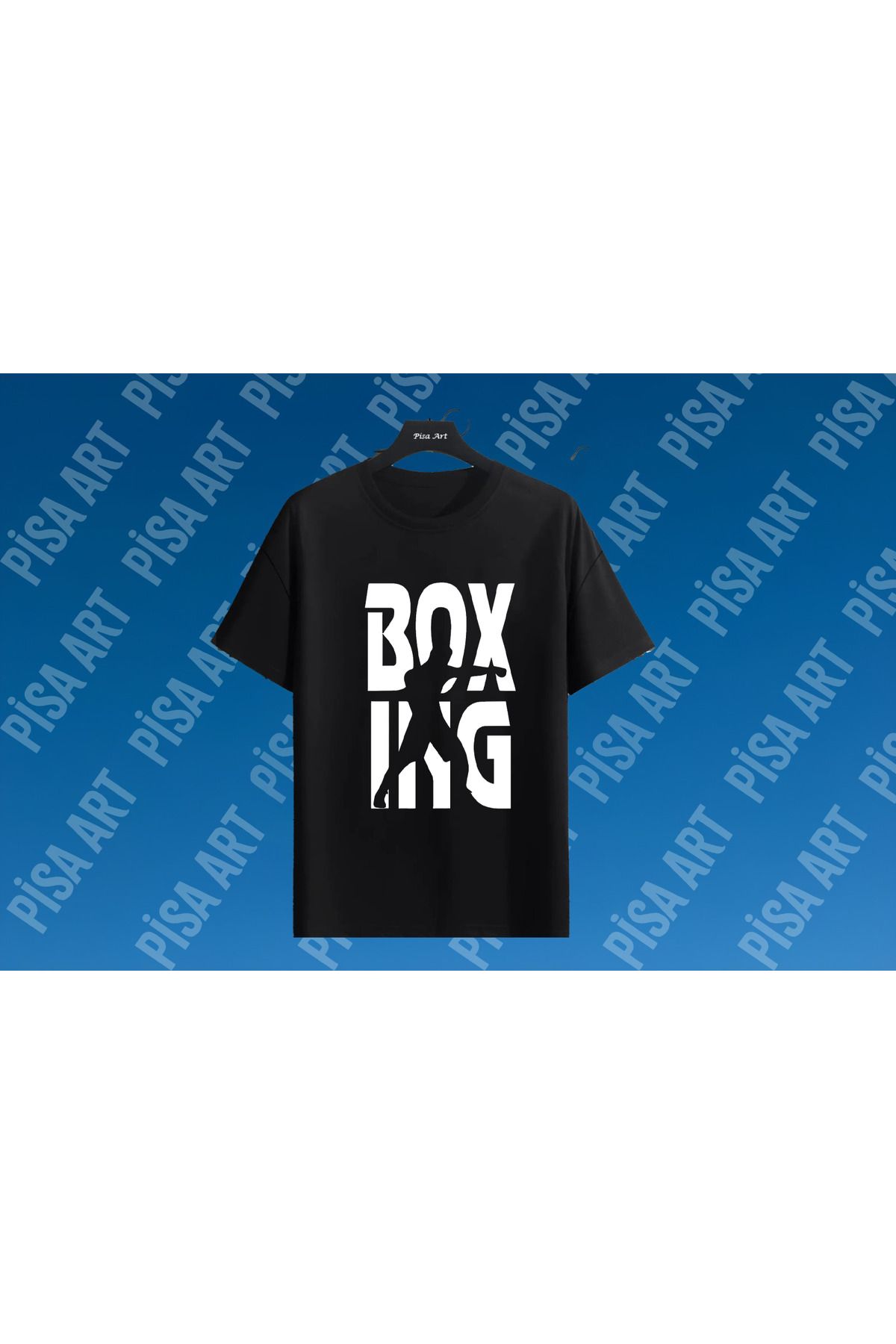 Pisa Art Boxing Boks Sporu Tasarımlı Unisex T-shirt