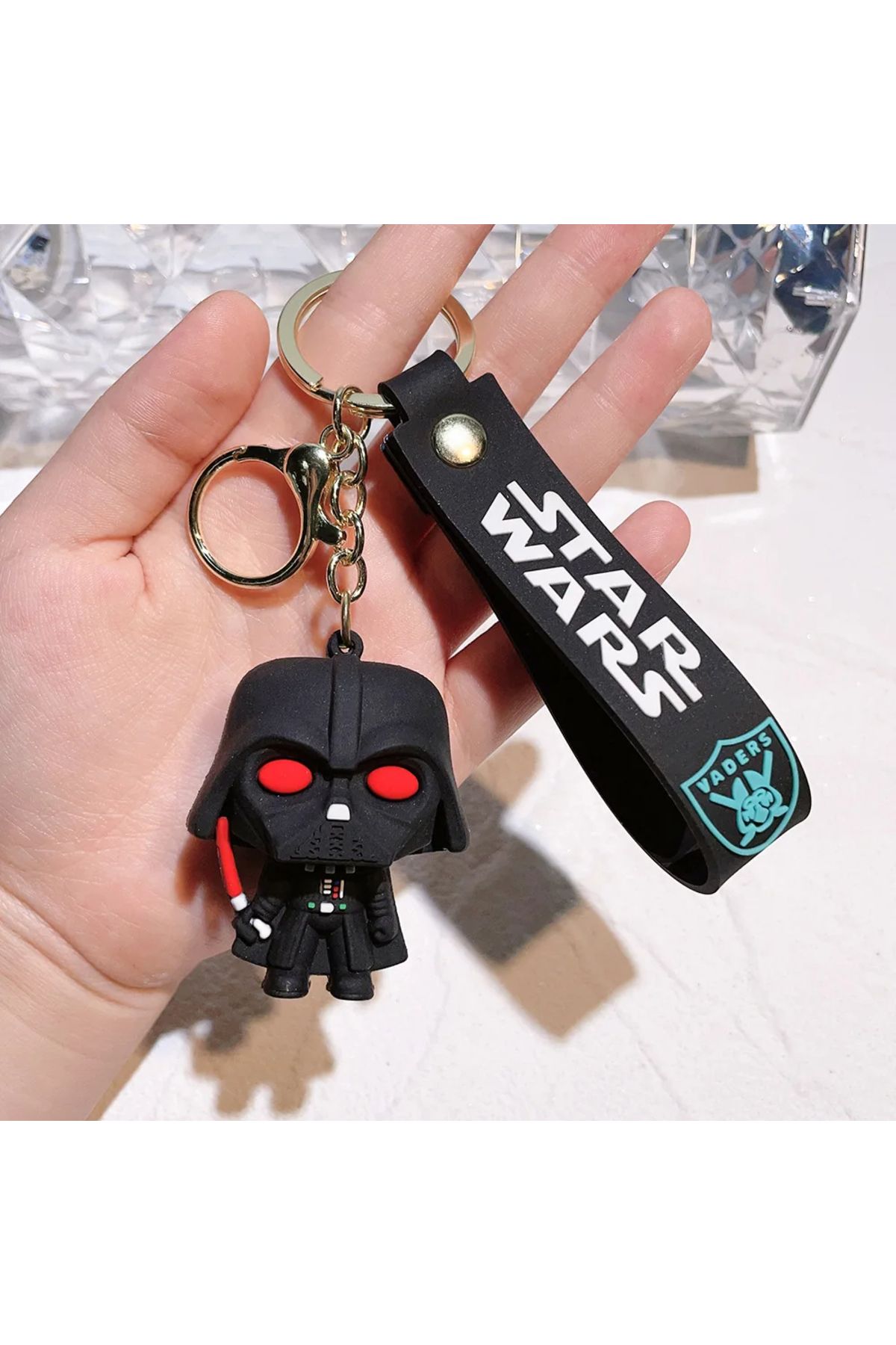 FG KONNİCHİWA STAR WARS SET Yoda Sevimli Anime Figürü Anahtarlık Doğum Günü Hediyeleri çocuk Süs Oyuncaklar