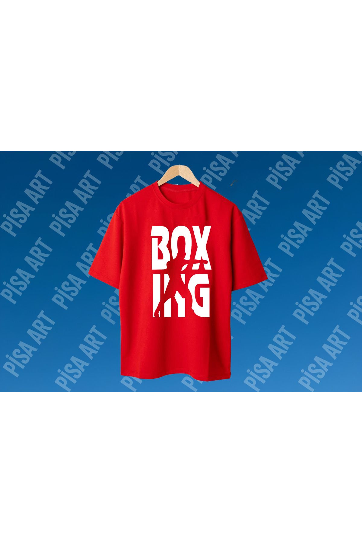 Pisa Art Boxing Boks Sporu Tasarımlı Unisex T-shirt