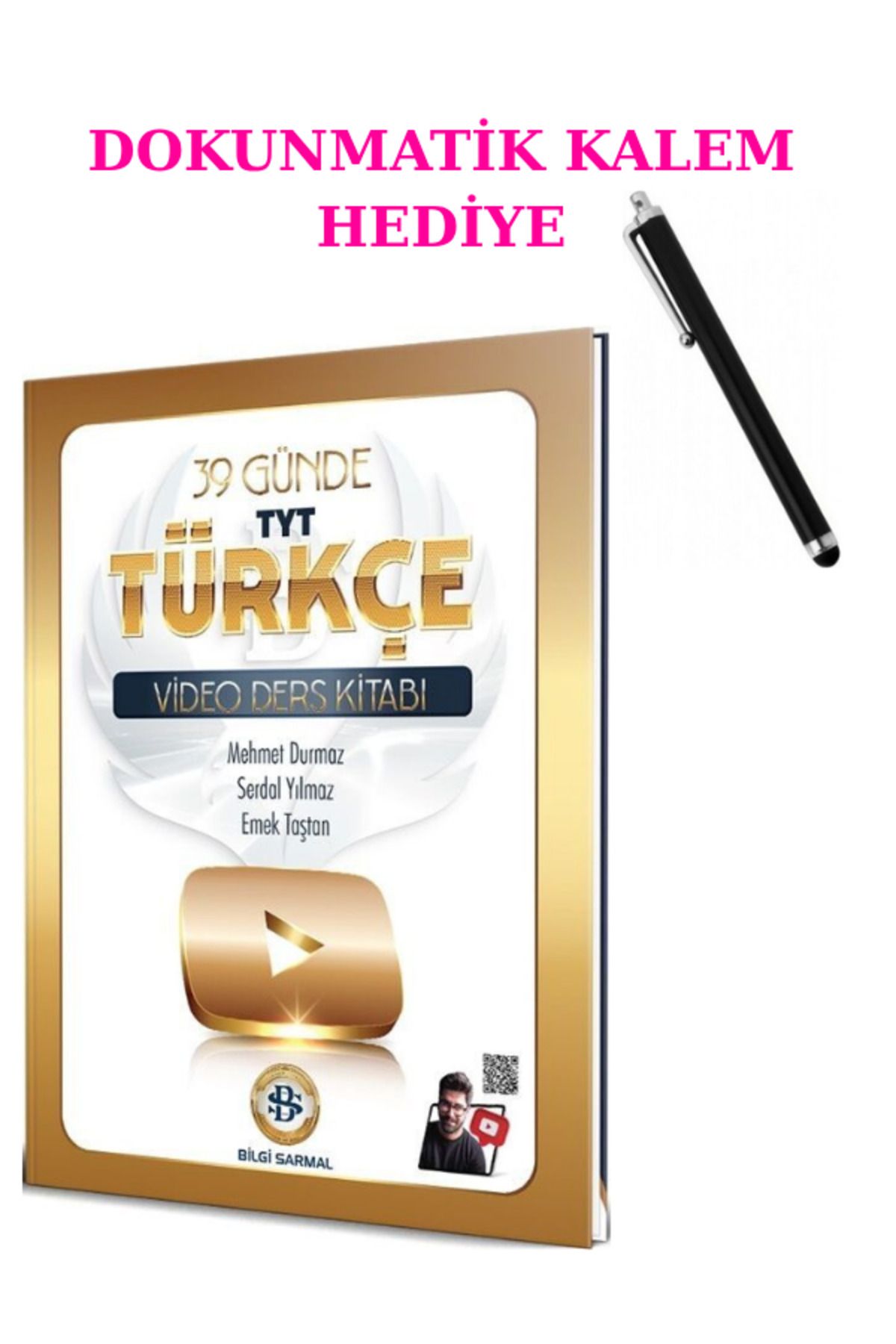 Marsis Yayınları Bilgi Sarmal TYT Türkçe 39 Günde Video Ders Kitabı + DOKUNMATİK KALEM