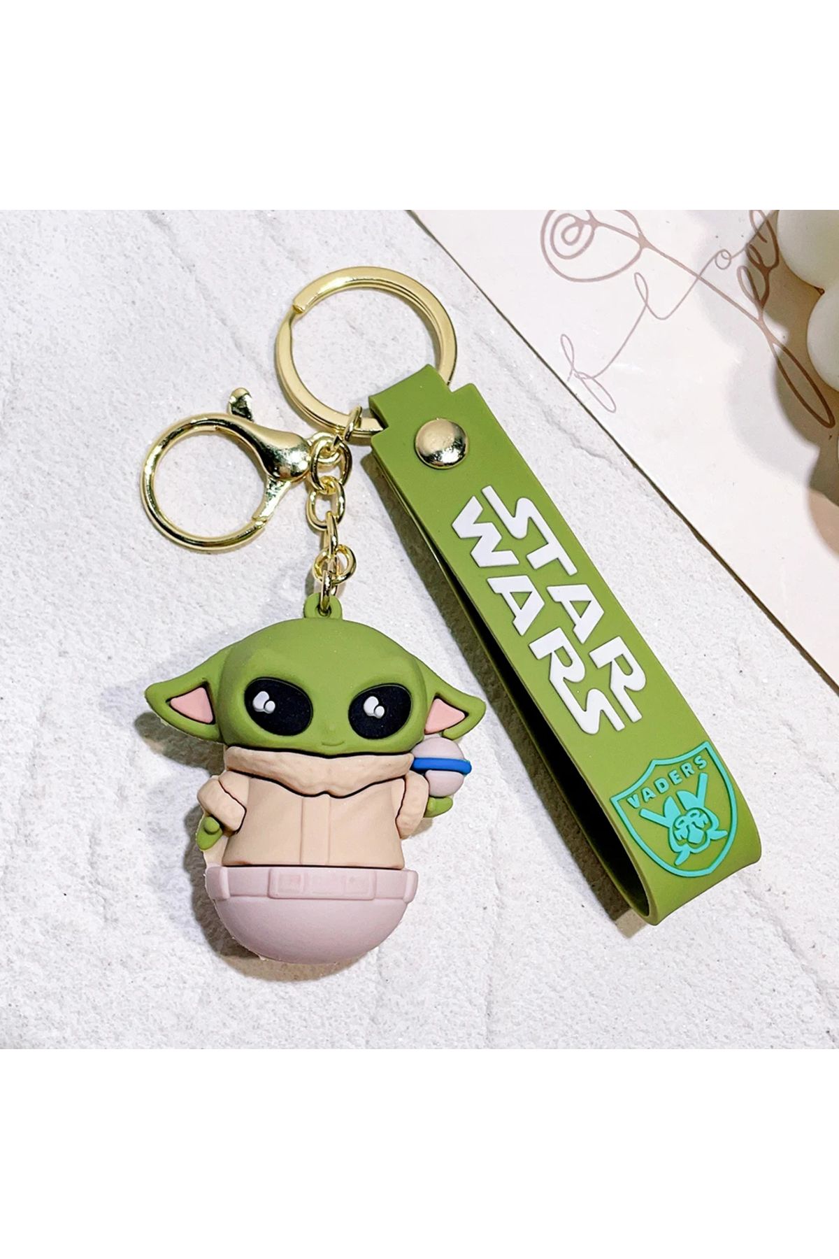 FG KONNİCHİWA STAR WARS SET Yoda Sevimli Anime Figürü Anahtarlık Doğum Günü Hediyeleri çocuk Süs Oyuncaklar