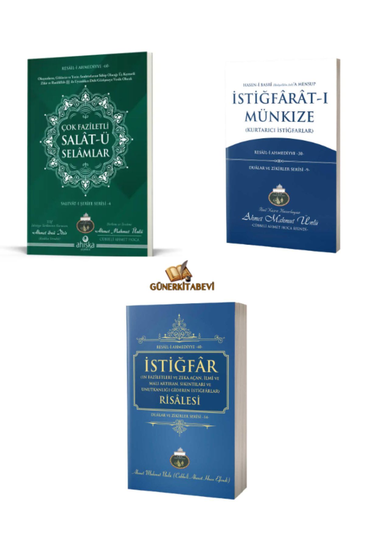 Ahıska Yayınevi istiğfar risalesi & Faziletli Salatü Selamlar 3 kitap