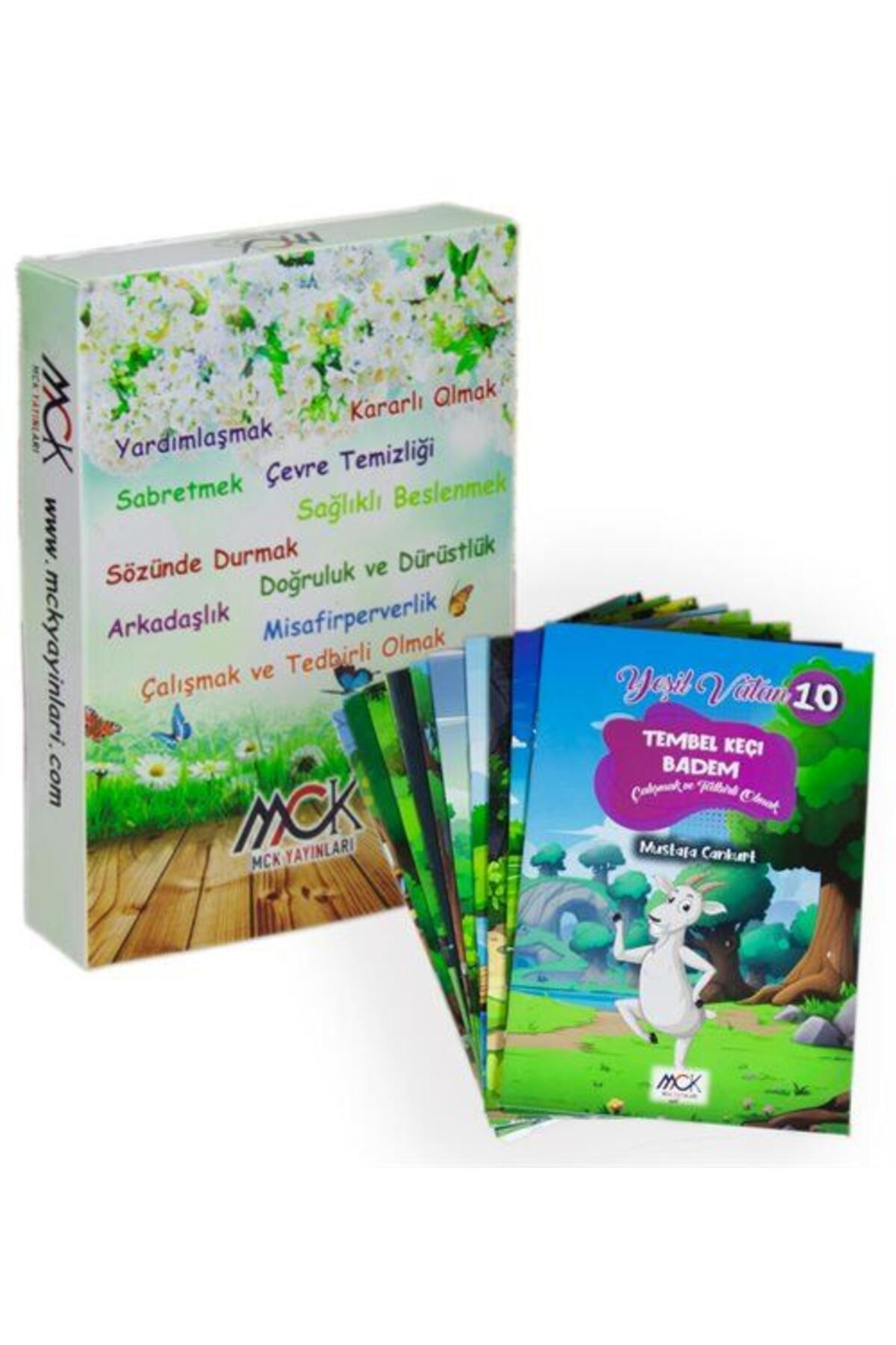 MCK Yayınları Yeşil Vatan Serisi (10 Kitap Set) Resimli Hikaye 1.Sınıflara 6+Yaş