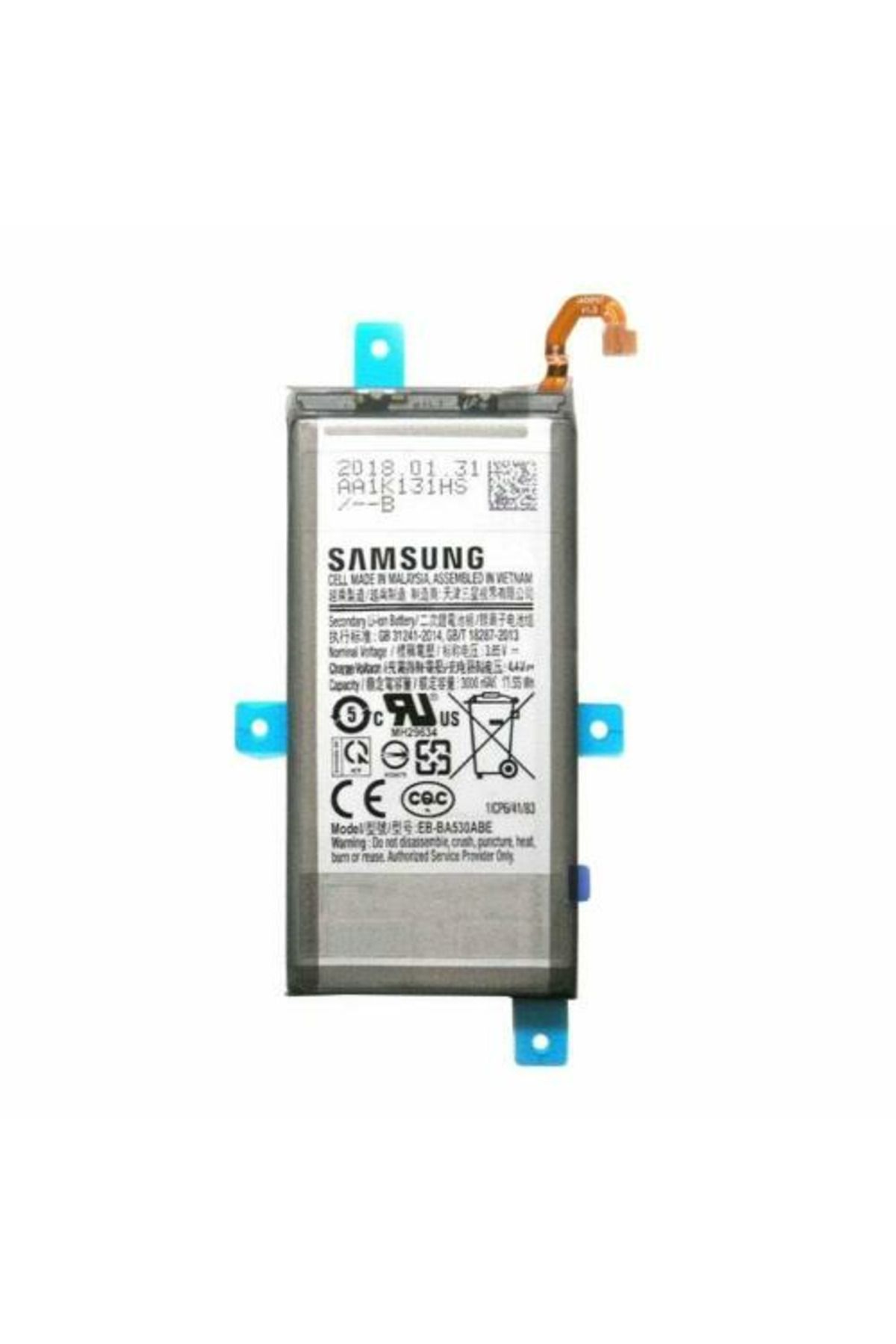 Bolsat CEP TEL BATARYA SAMSUNG A530 - A8 2018 KVK SERVİS