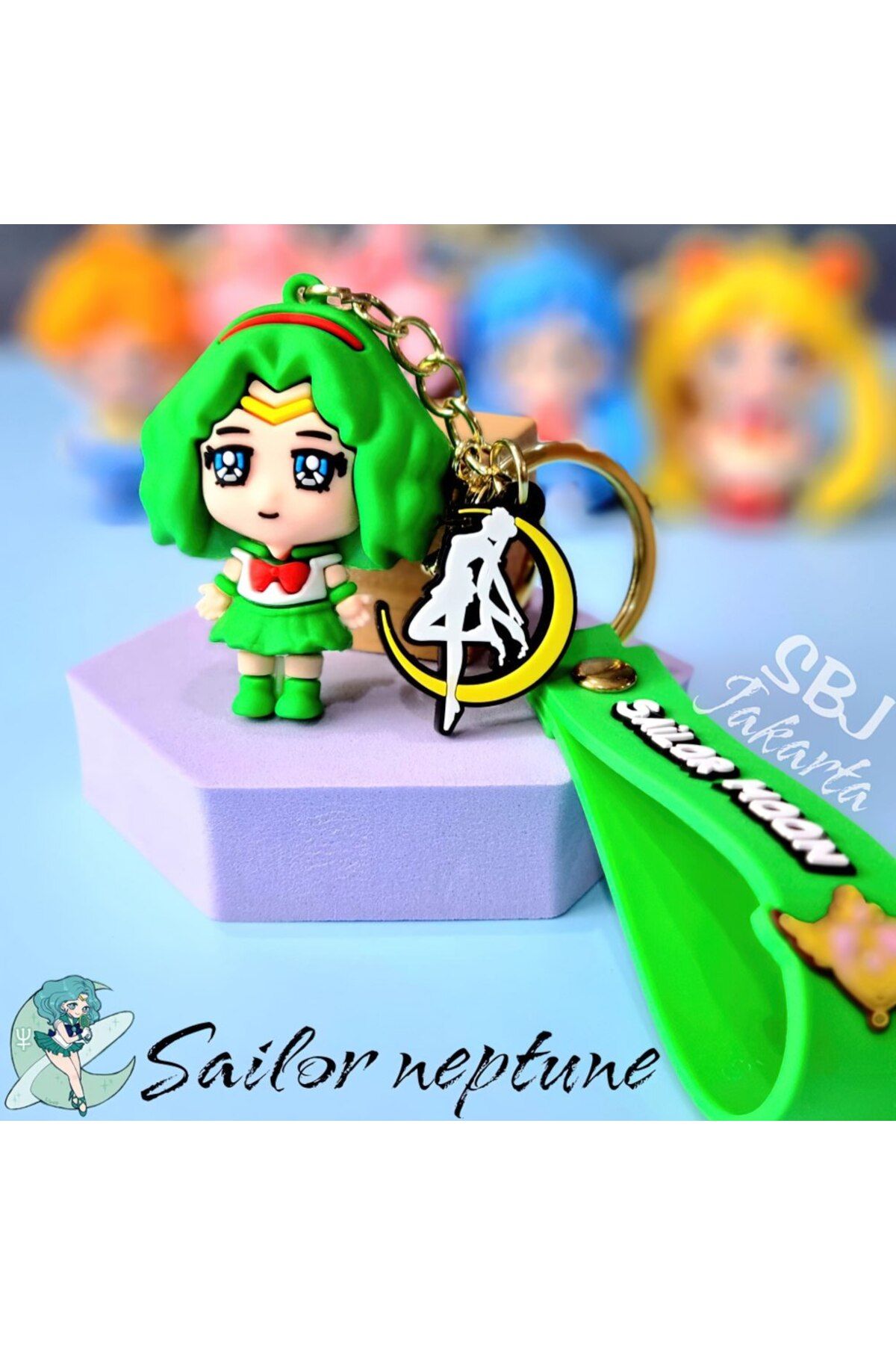 FG KONNİCHİWA Sailor Moon Ay Savaşçısı Anime Karakter Anahtarlık Ve Çanta Aksesuarı