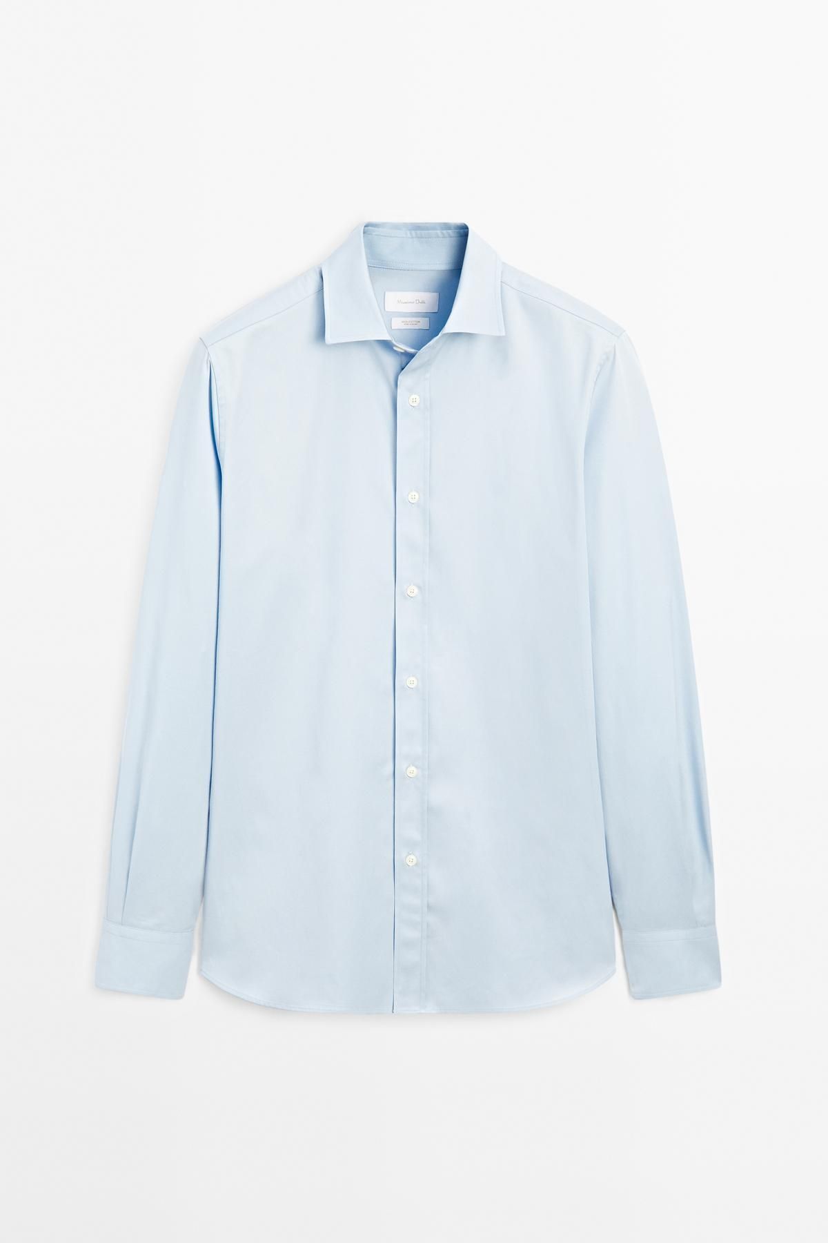 Massimo Dutti Regular fit 100% cotton shirt