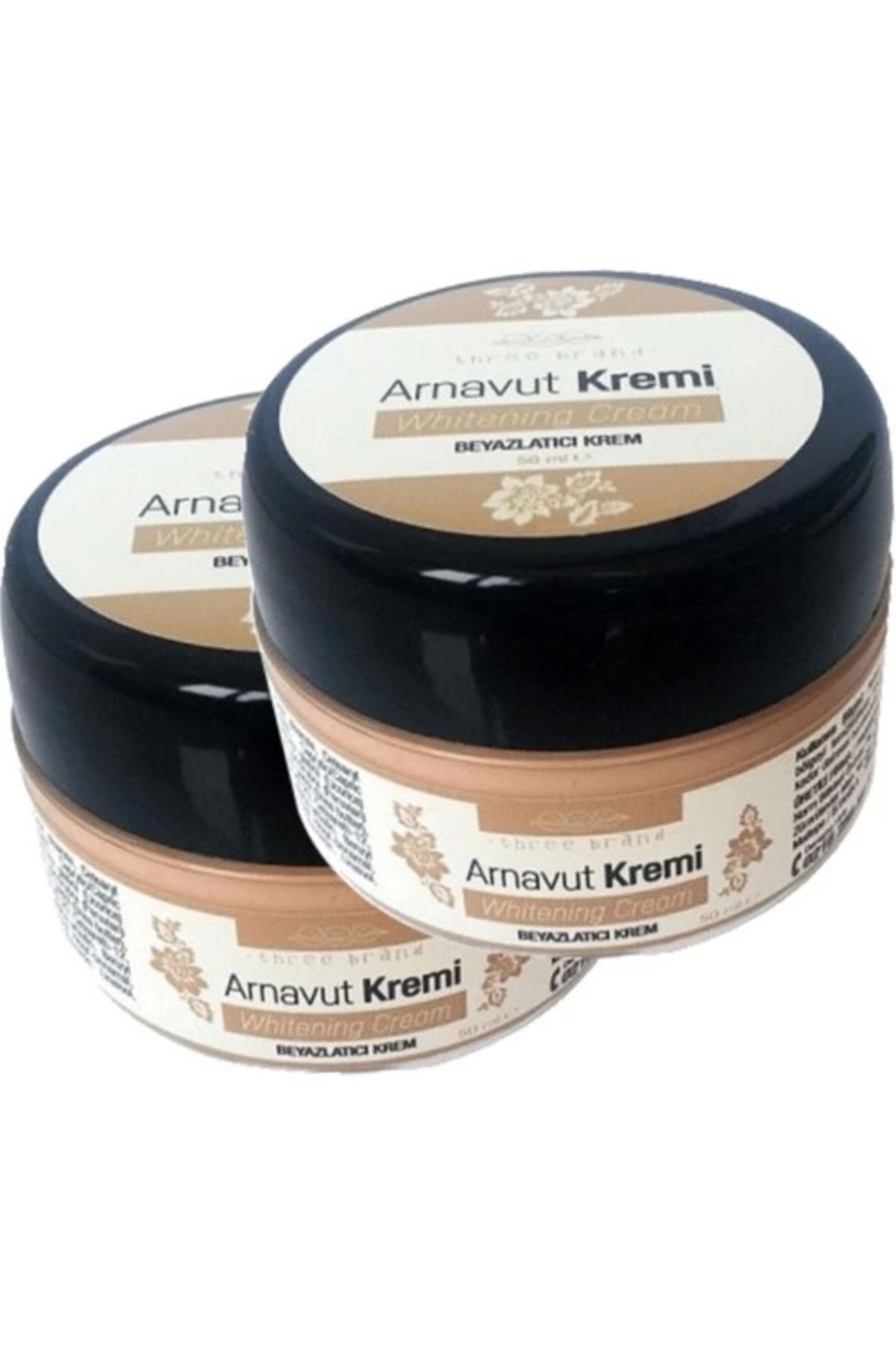hayalimsah Three Brand Cildin Beyazlaması Arnavut Kremi 50 ml Ölçeğinde x 2 Adet GZYZF124