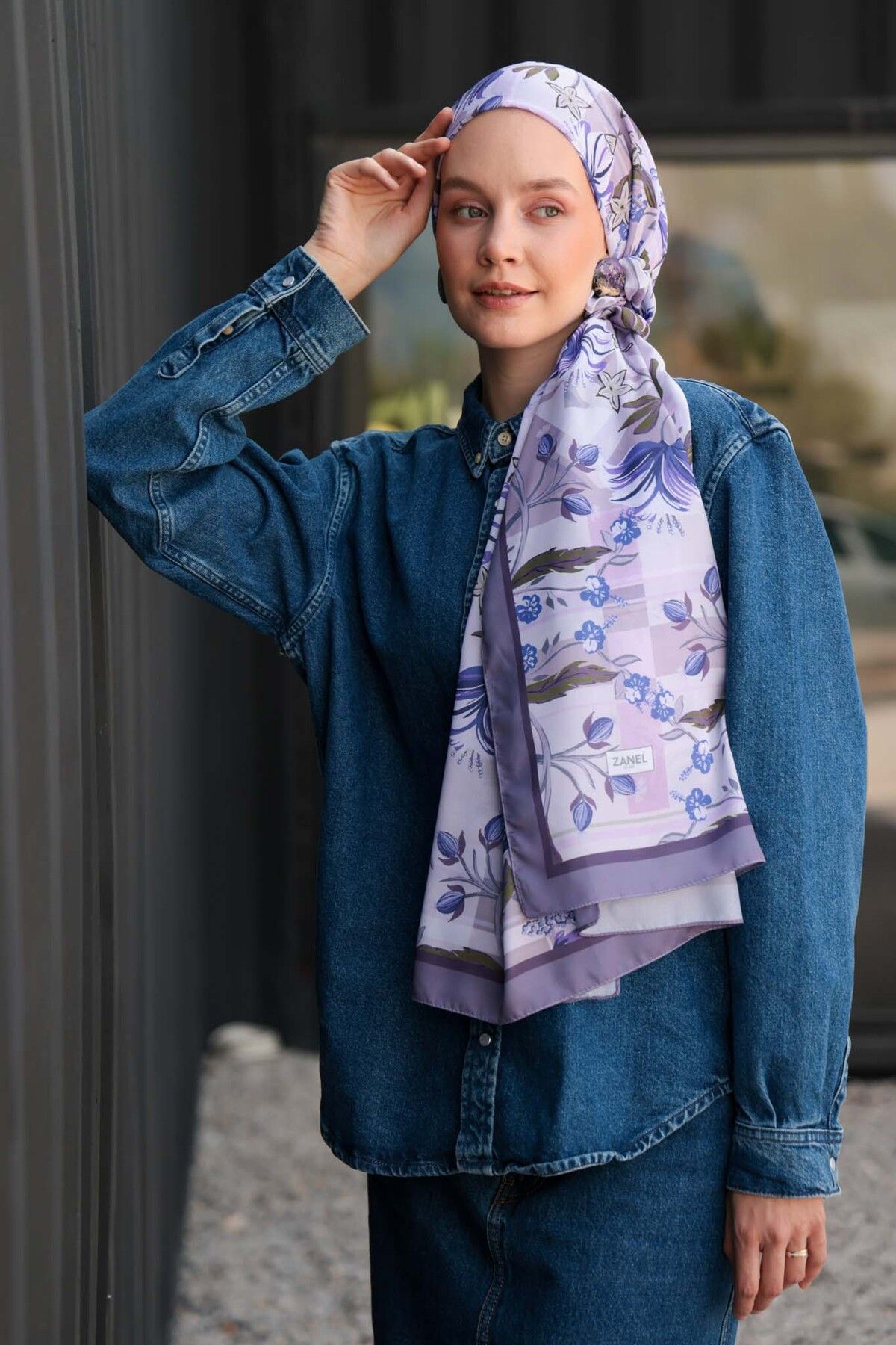 zanel scarf Floral Desenli Şal