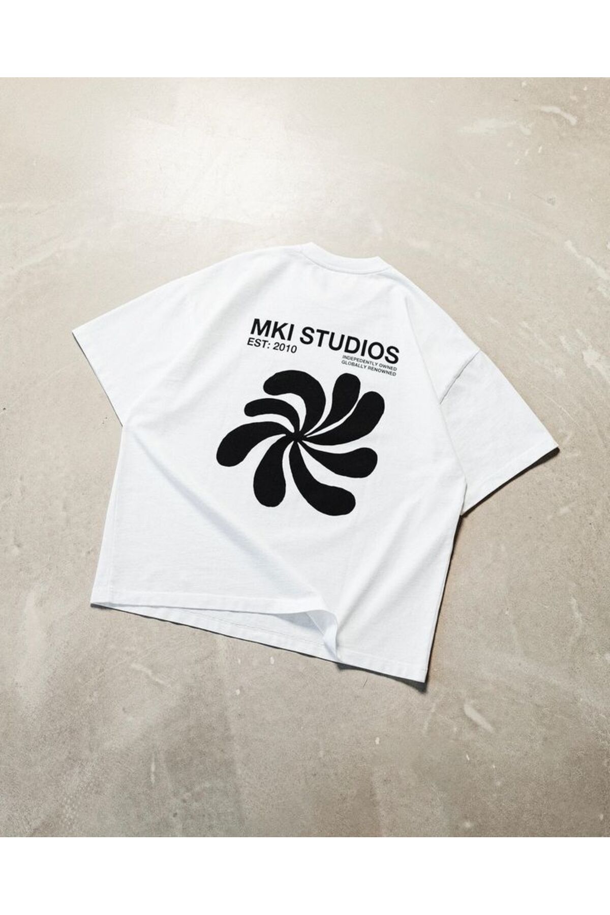 JANSO GROUP -Erkek PAMUKLU BASKLI Abide TSHIRT OVERSİZE BÜYÜK BEDEN