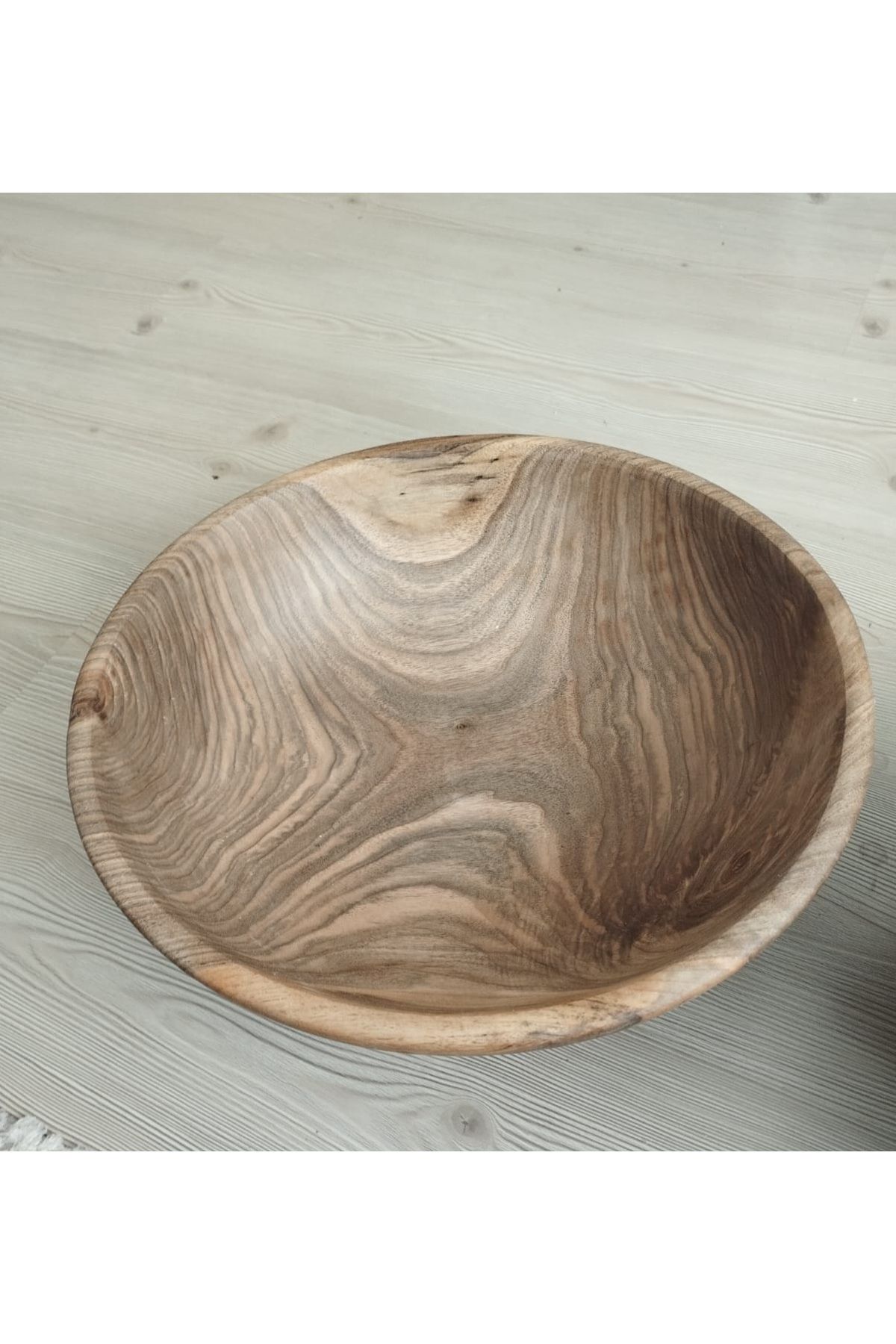 Aksoy Wood Hamur Yoğurma Kasesi(Ceviz Ağacı) 35x14x2cm