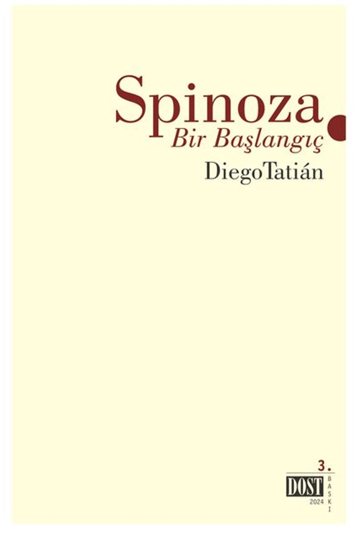 Dost Kitabevi Yayınları Spinoza - Bir Başlangıç