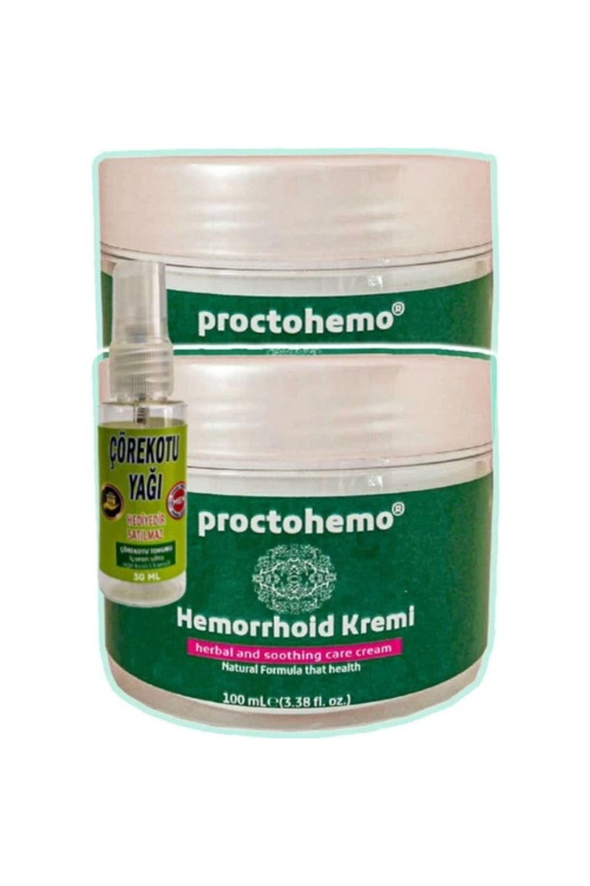Heez Proctohemo Krem 100 ml x 2 adet + Çörek Otu Yağı 30 ml