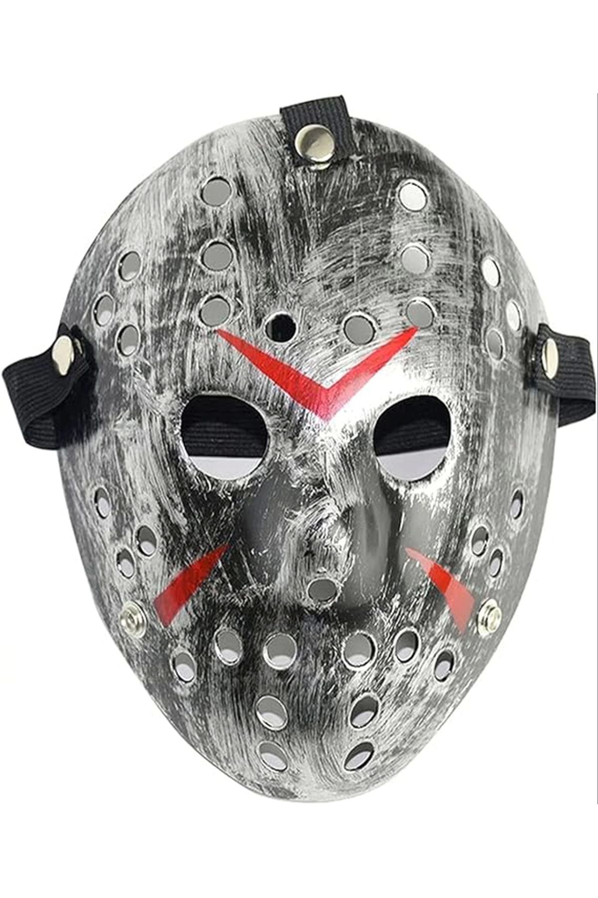 shop Jason Maskesi Hannibal Maskesi Metal Gümüş Renk 20x25 Cm