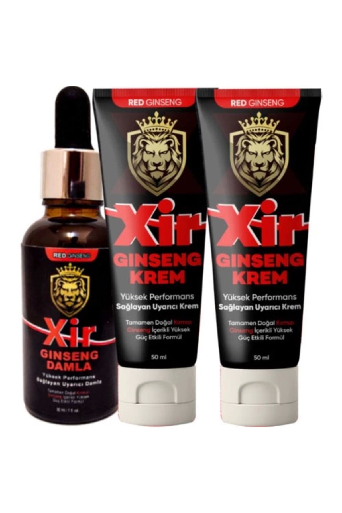 hayalimsah Xir Cream 2 Adet Erkeğe 3 Farklı Özellikli Has Karışım Krem 50 ml + 1 Tane Xir Çiftlere Özel İçecek