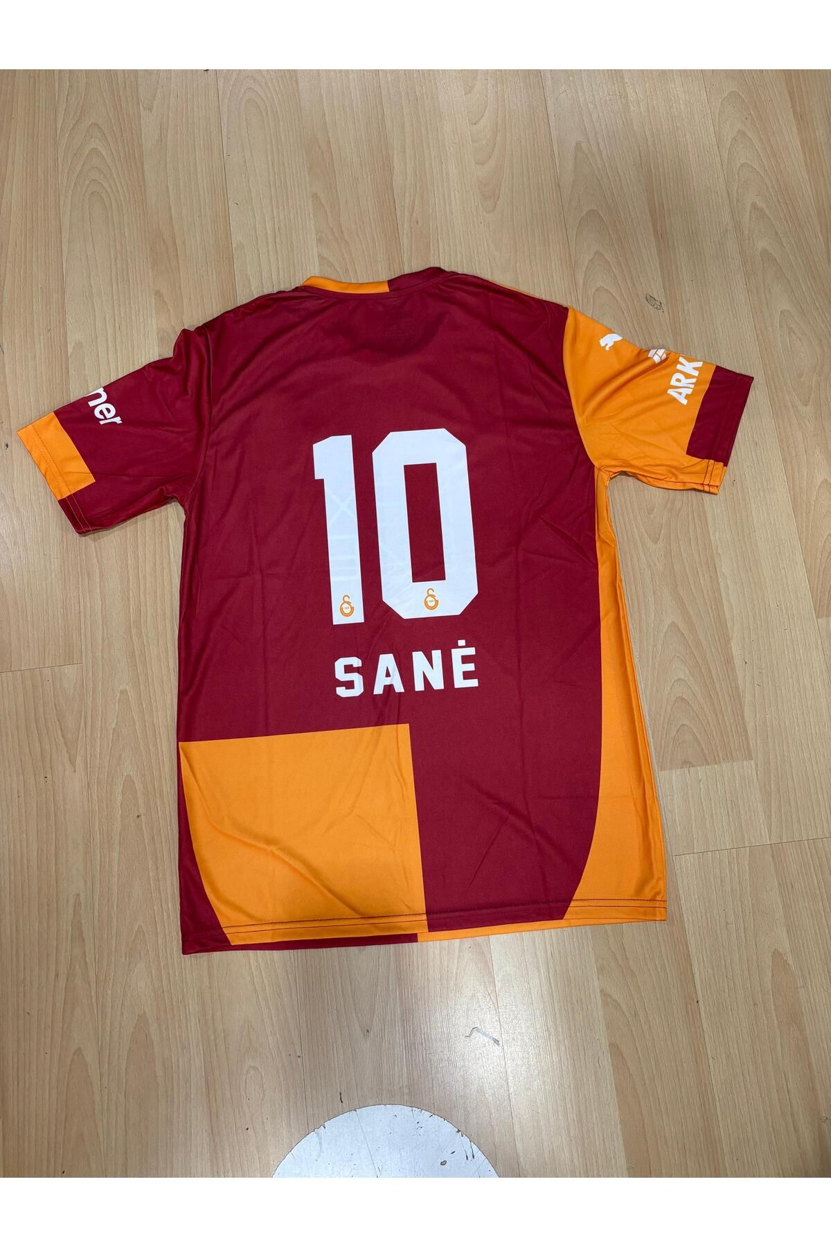 Nevruz 5 Yıldızlı Leroy Sane Galatasar y // Sarı Kırmızı Renk Kısa Kol İç Saha Forma