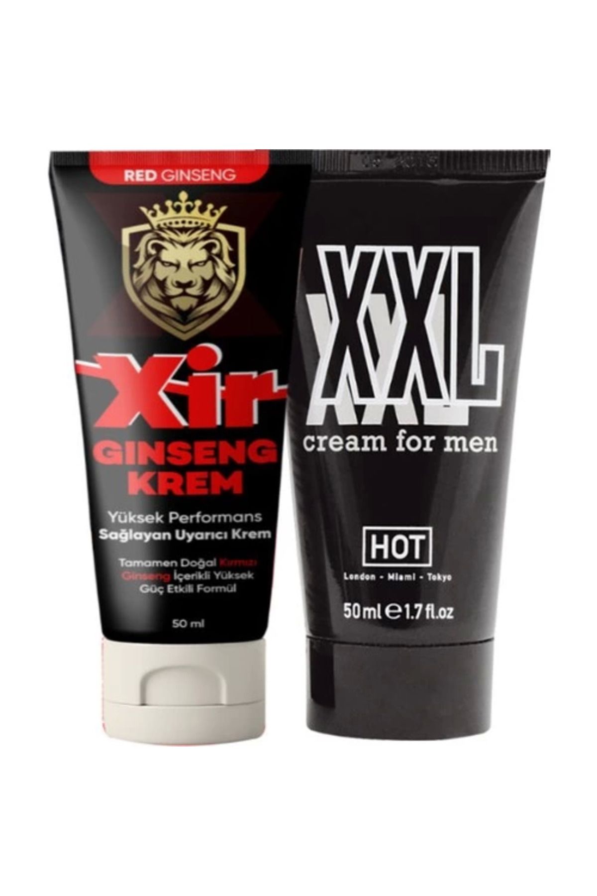 hayalimsah Xir Cream Erkeğe Özel Karışım 3 Özellikli Krem 50 ml + Yanında Hotxxl Erkeğe Özel 50 ml Krem