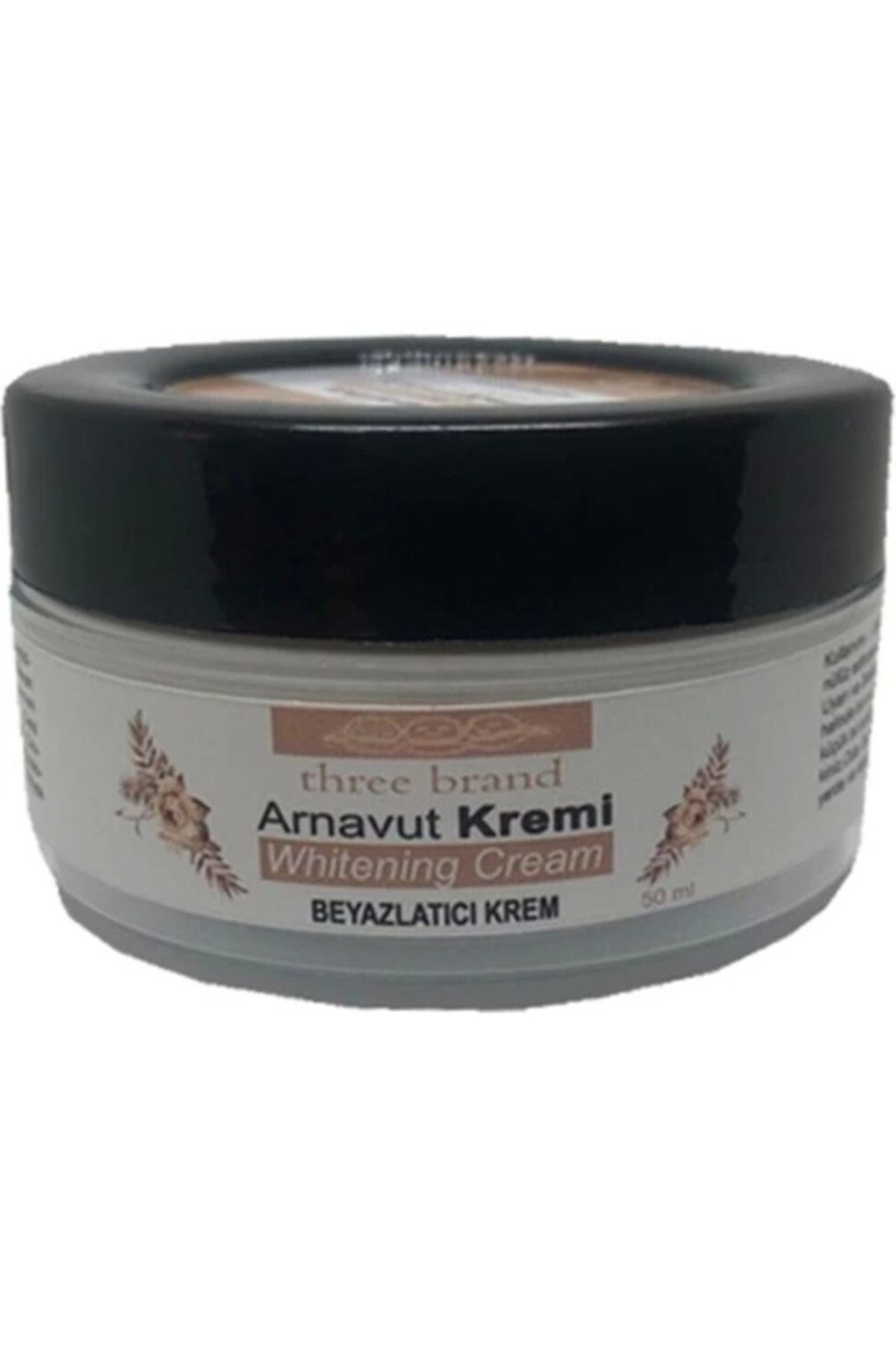 hayalimsah Three Brand Whitening Cream Arnavut Kremi 50 ml Aklık Krem