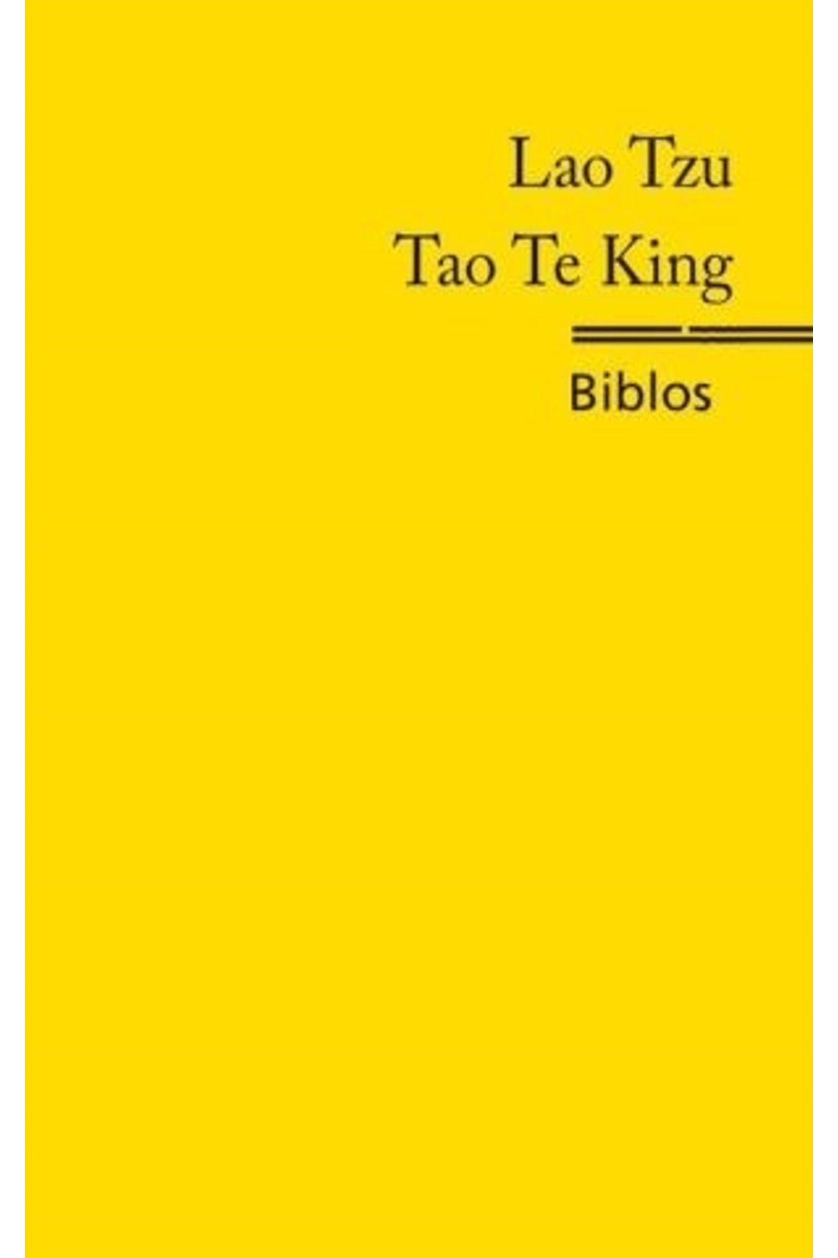 Biblos Kitabevi Tao Te King