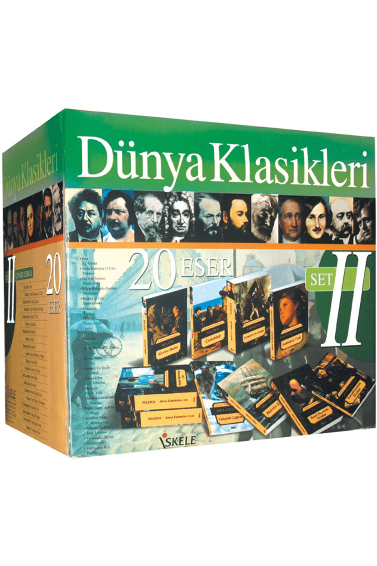 İskele Yayıncılık Dünya Klasikleri 2 (20 Kitap Kutulu)