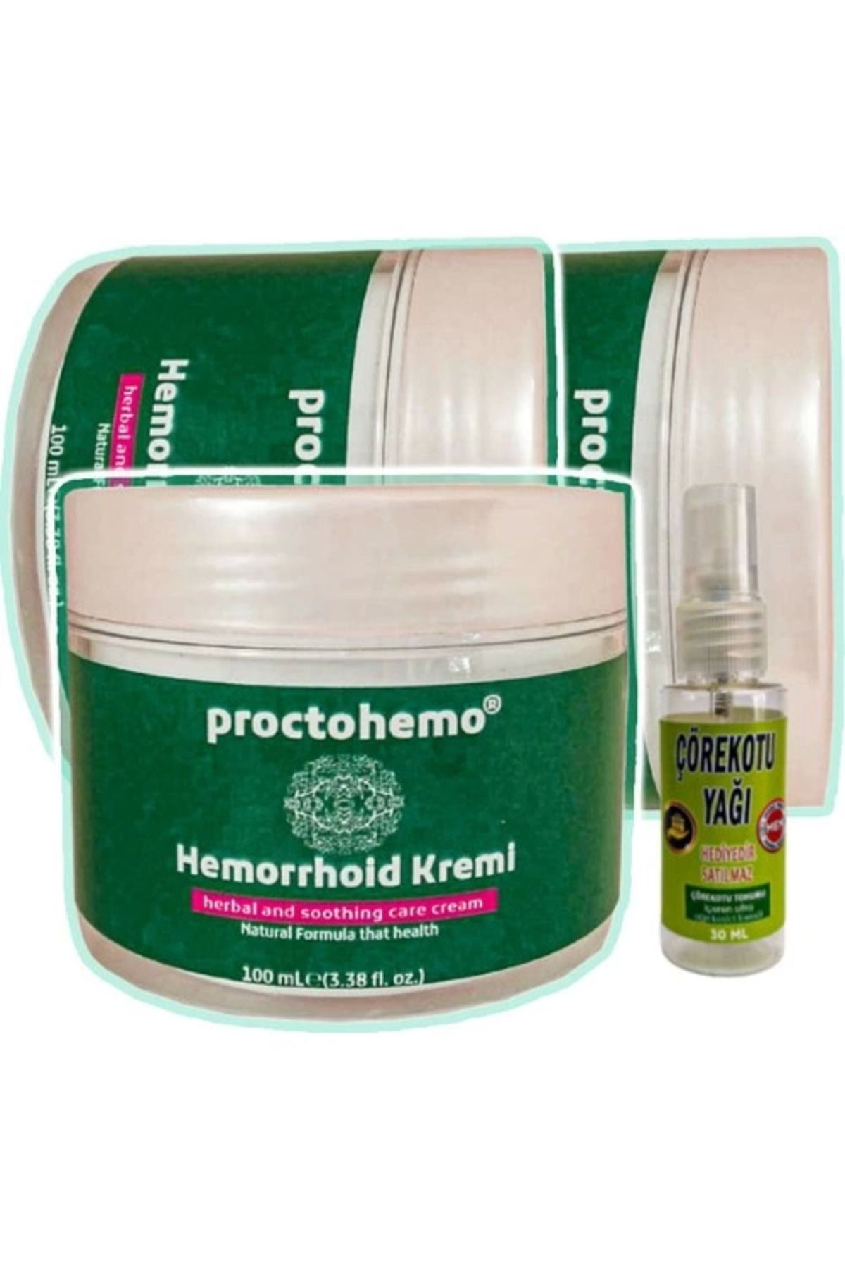 Heez Proctohemo Krem 100 ml x 3 adet + Çörek Otu Yağı 30 ml