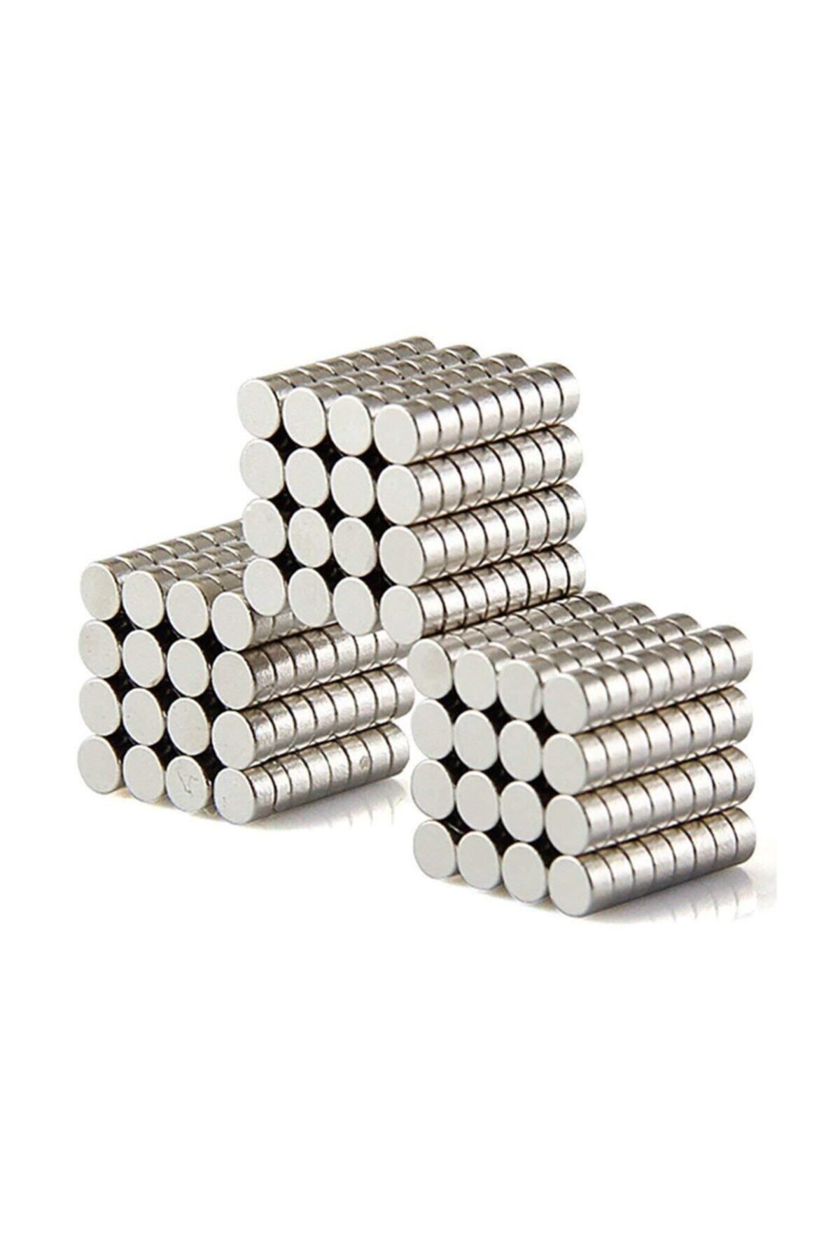 Elioure 200 Adet 6mm X 2mm Yuvarlak Güçlü Neodyum Mıknatıs Seti