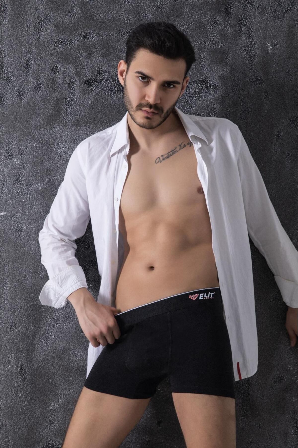 ZÜMRÜT YILDIZI Zümrüt Erkek Pamuklu Lıkrali Boxer Tekli Adet Modal Ve %100 Pamuk