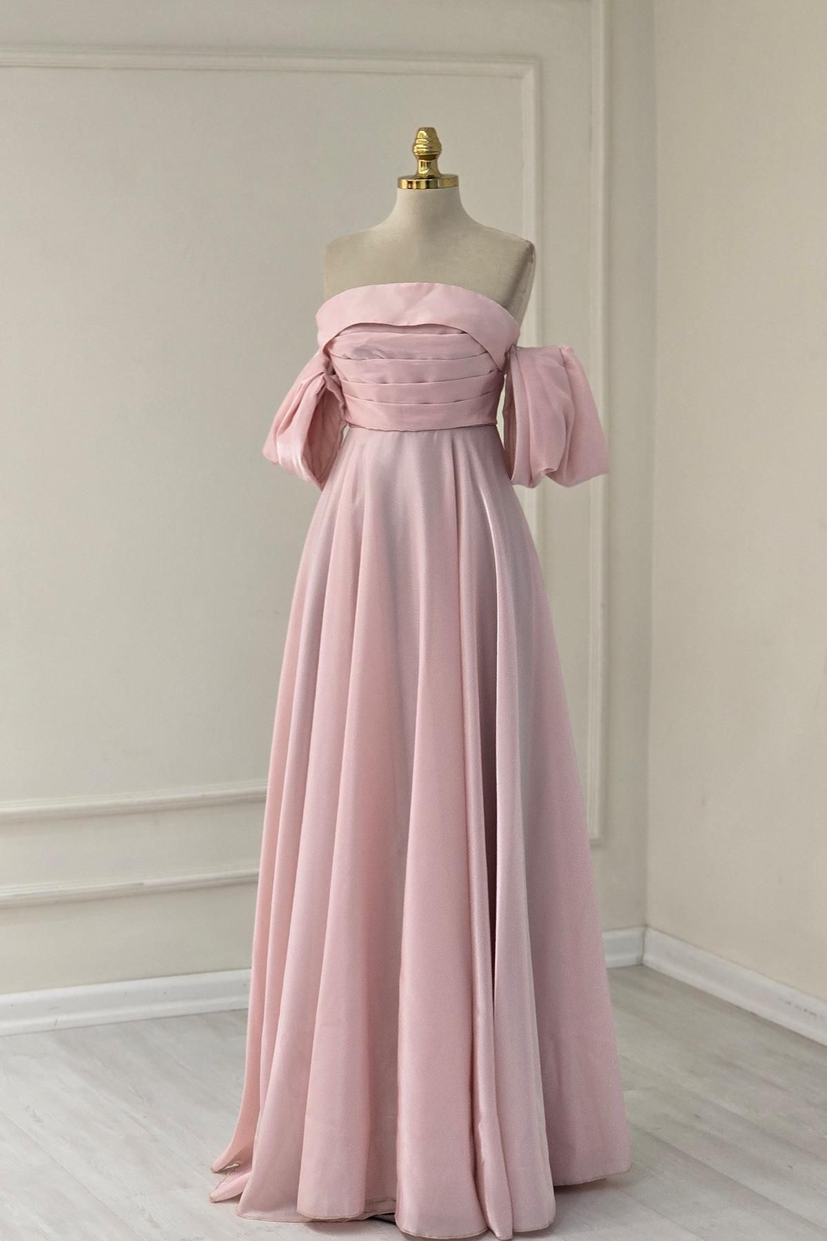 Yonca Moda Evi Pudra PRENSES ORGANZE ELBİSE 6961