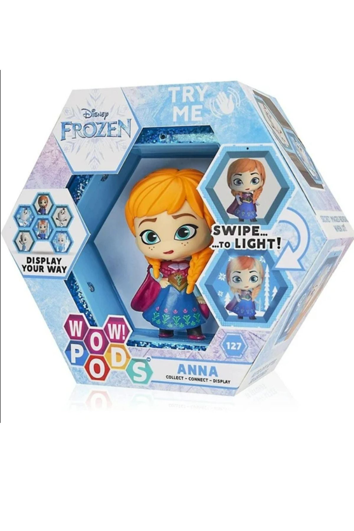 kürkçü WOW Pods Disney Frozen Anna Princess Swipe to Light