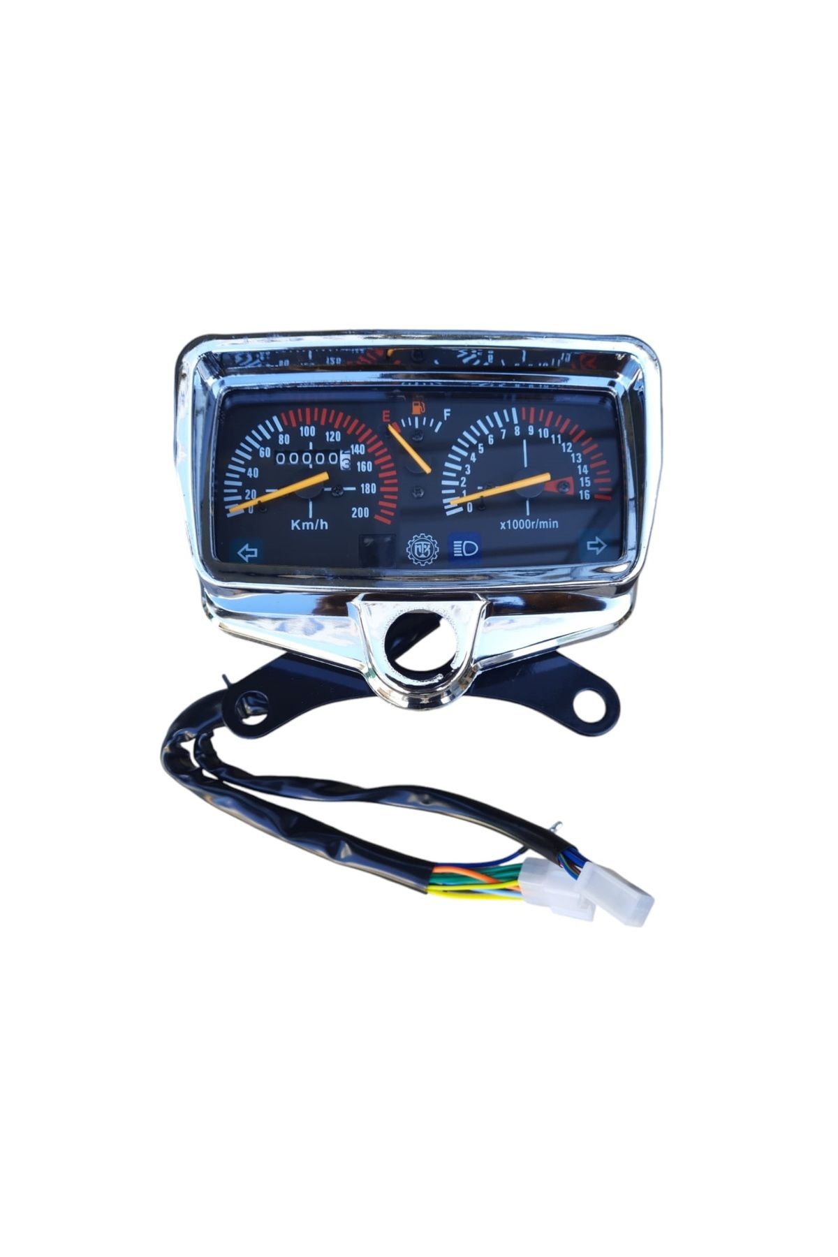 karagöz motor CG ASYA-KUBA GÖSTERGE PANELİ NİKEL 200 kh DİJİTAL BENZİN GÖSTERGELİ