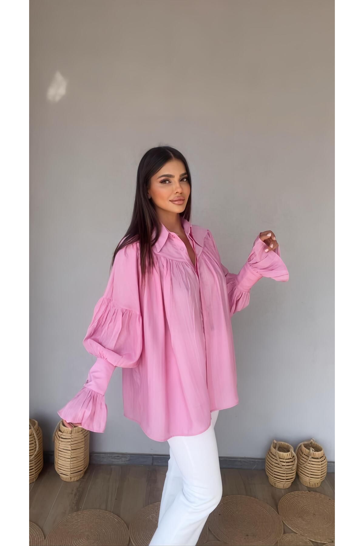 B&S FASHION Pembe Gömlek