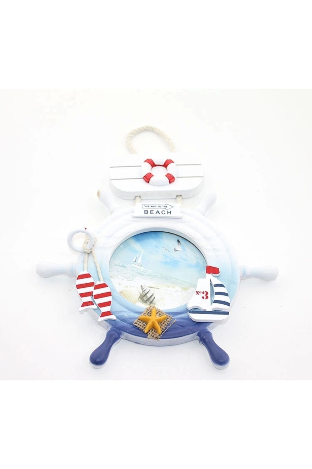 shop Ahşap Marin Dümenli Çerceve Alk2475