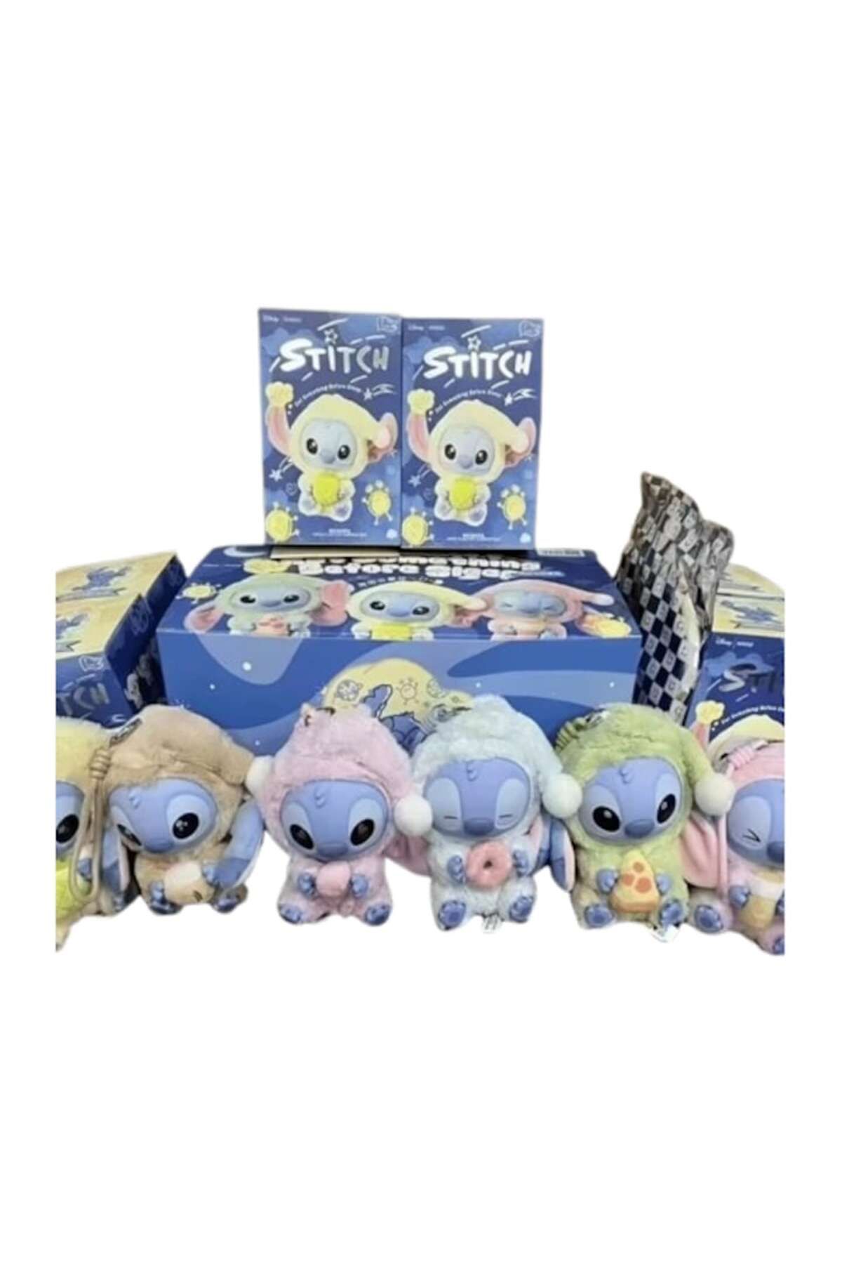 OEM-Labubu Plush Toy In Stitch Style – Mystery Box Figurine, Random Model 3