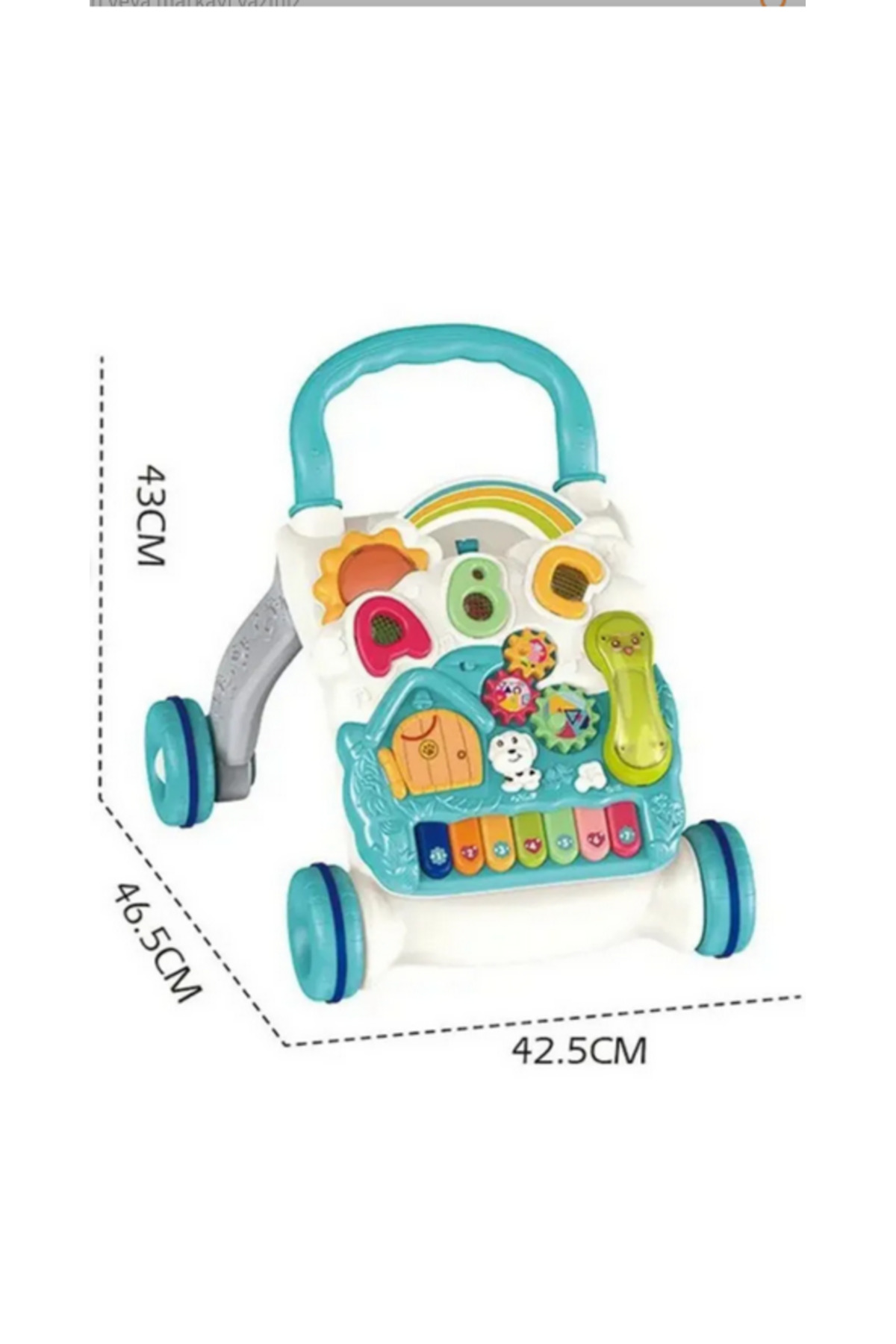 babydoor Toys Piyanolu 4in1 Bebek Yürüteci Eğitici Aktivite Oyun Masası Yürüteç fotoğrafı 2 (önizleme)