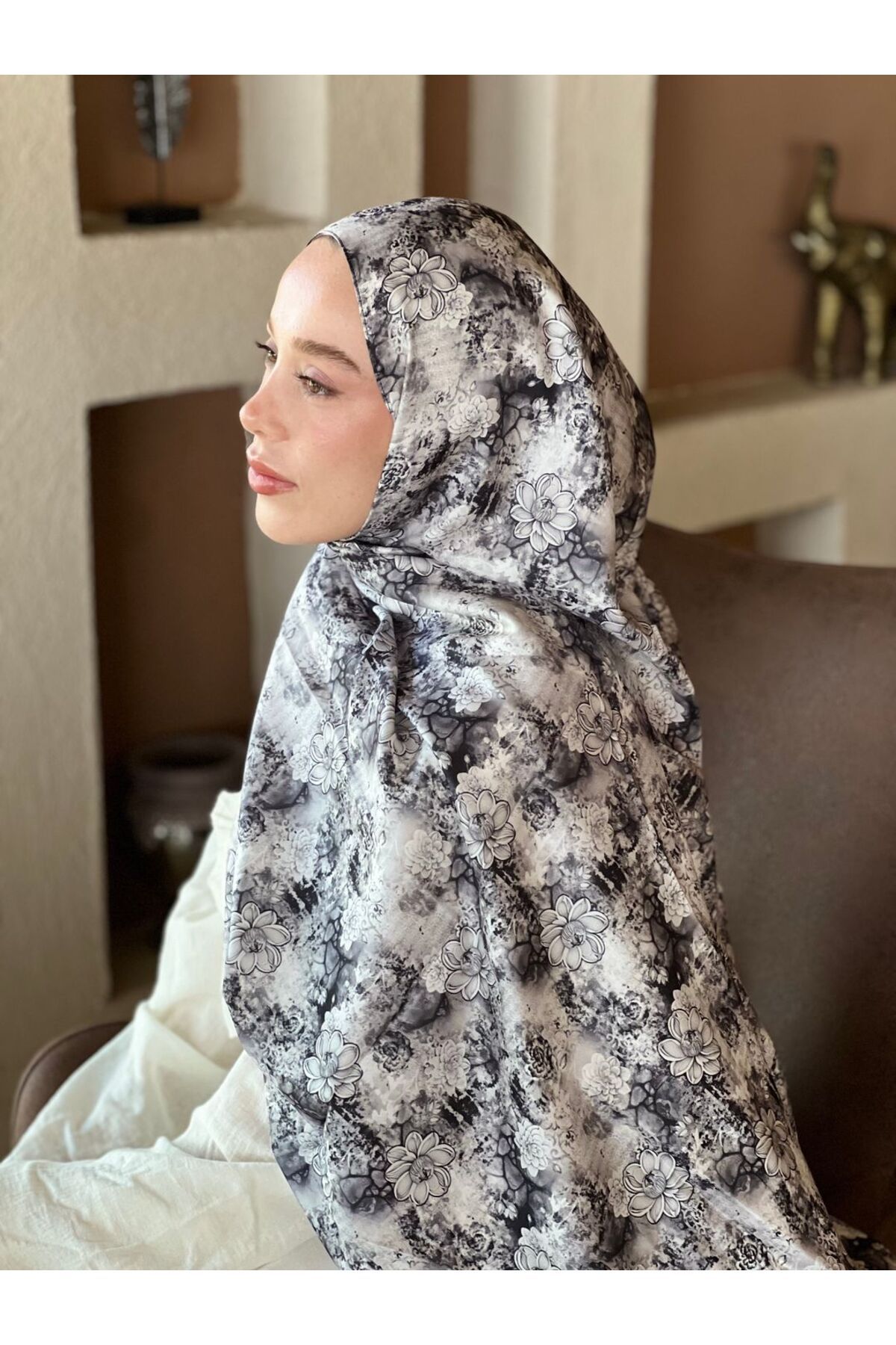 Modakaşmir Zemheri Desen Twill Şal