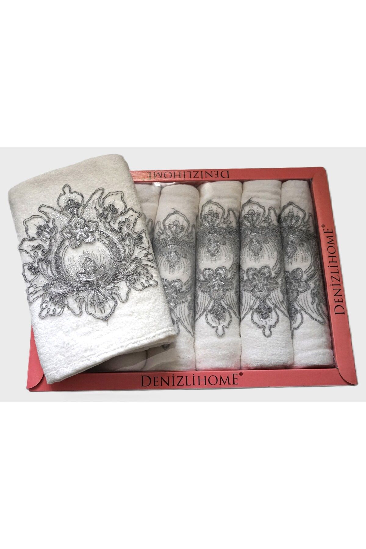 DENİZLİ HOME COLLECTİON 6'lı Set Yüz Havlusu