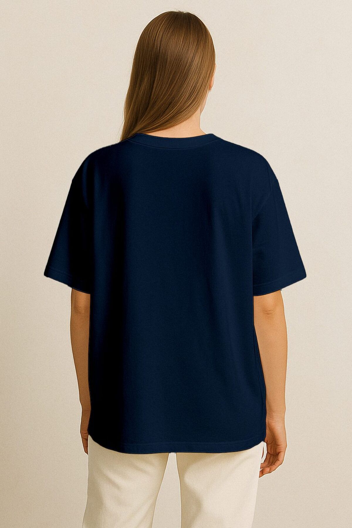 Vita Atelier 'Director 2.0 ' Nakışlı, Kadın Oversize Tshirt