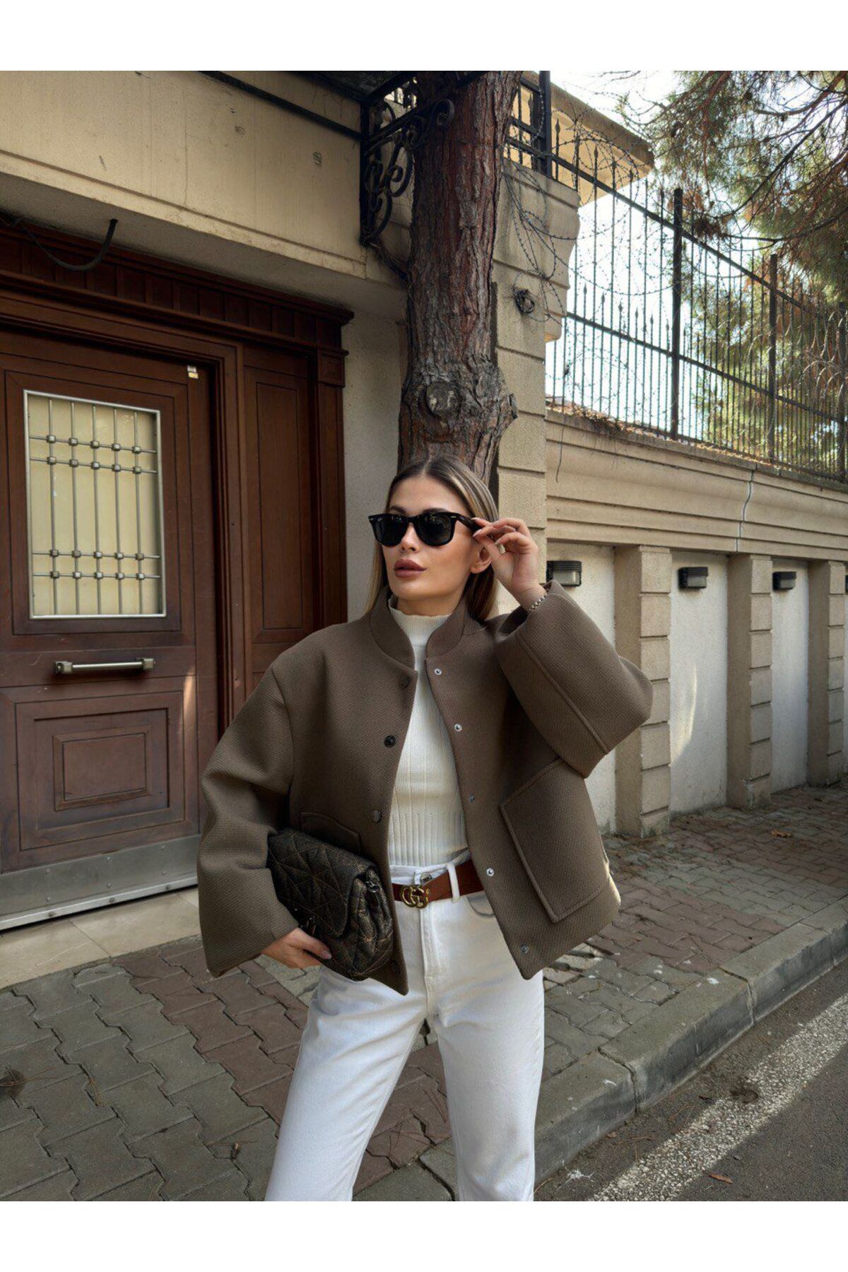 MODA AÇIK KAHVE RENK HIRKA
