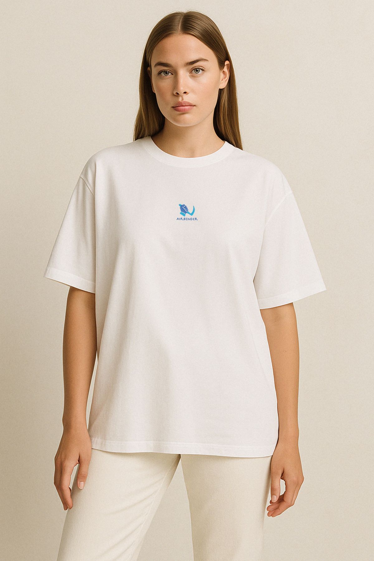Vita Atelier 'Airbender 2.0 ' Nakışlı, Kadın Oversize Tshirt