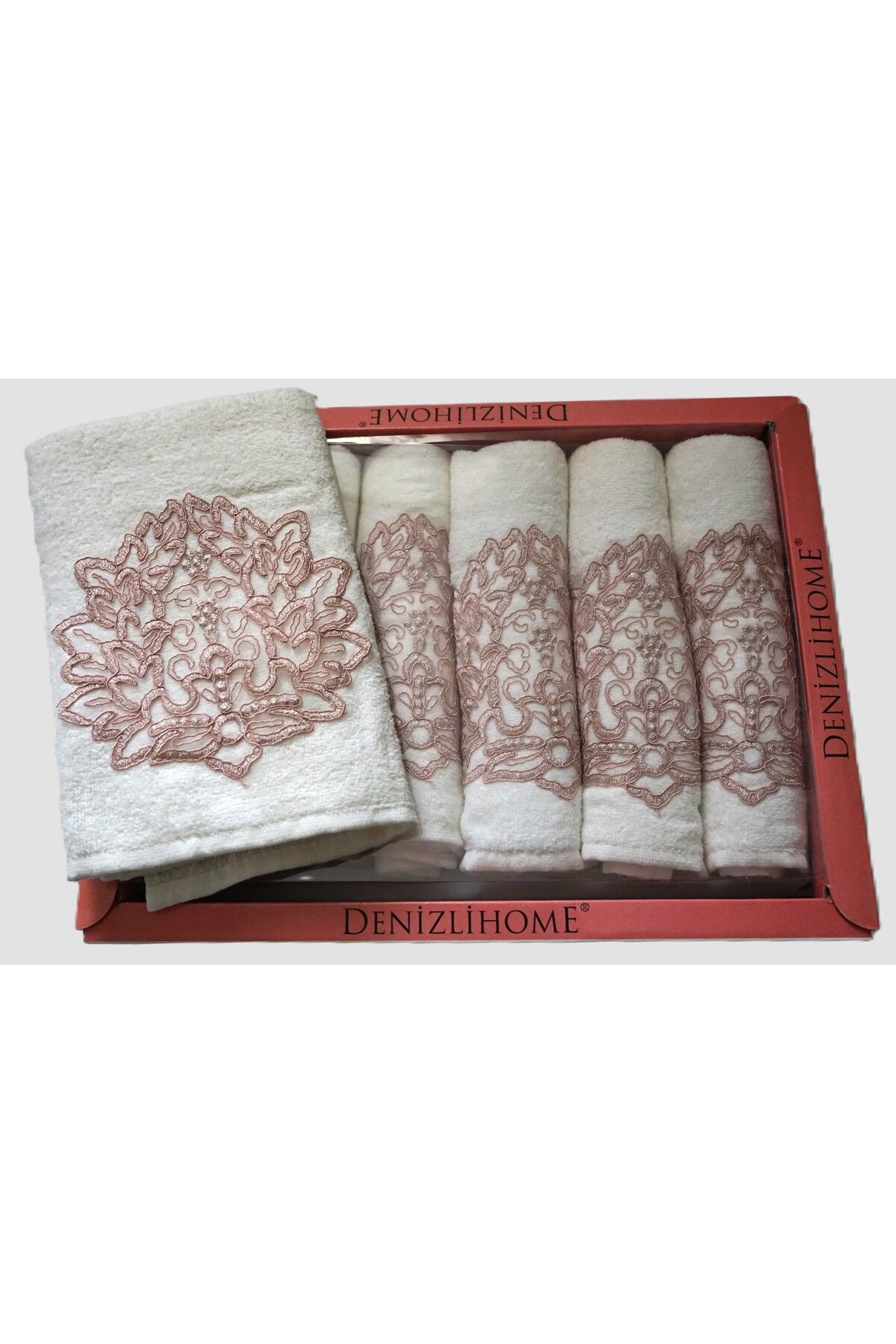 DENİZLİ HOME COLLECTİON 6'lı Set Yüz Havlusu