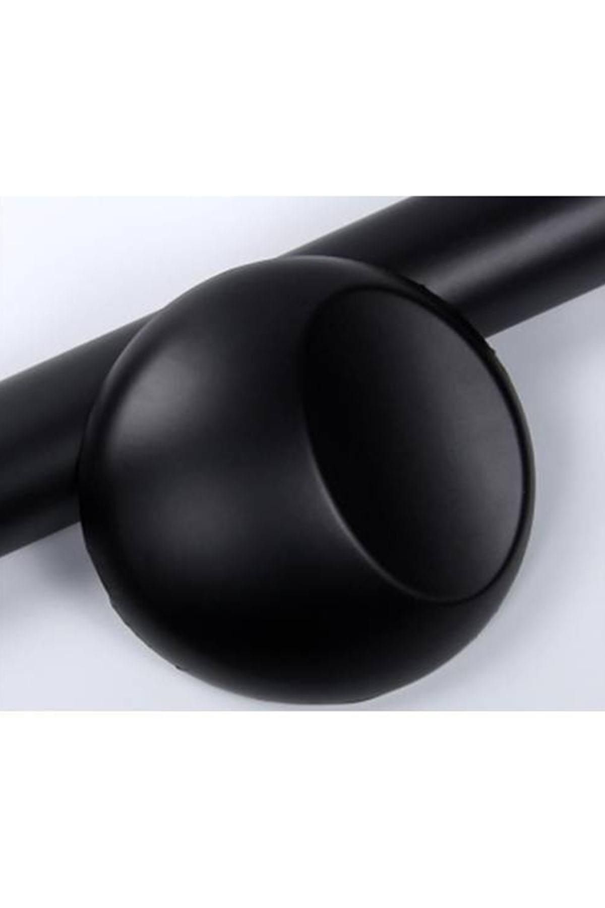 Elioure Mat Siyah Folyo 40 cm x 10 m, parlak olmayan şık ve dayanıklı kaplama.