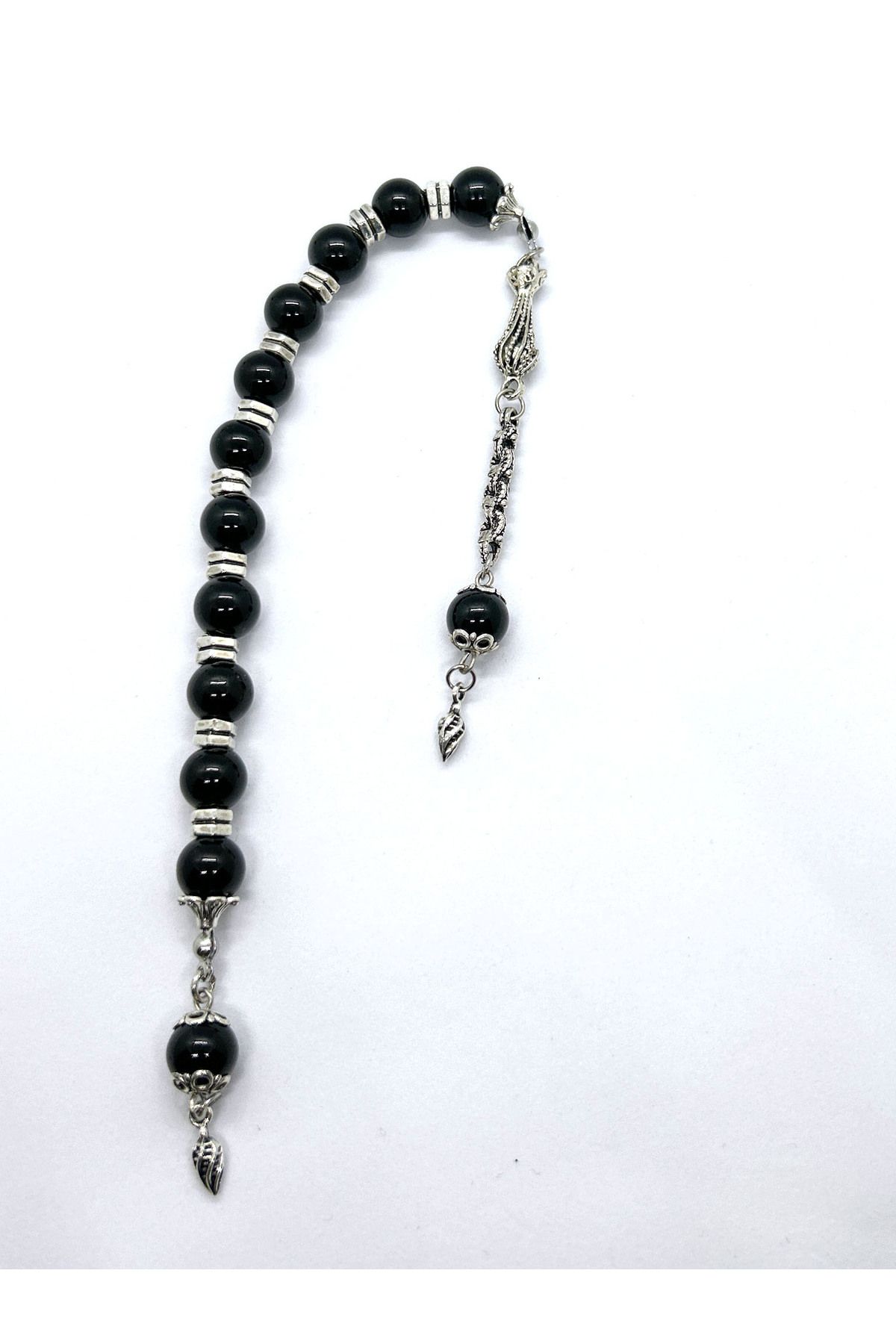 Doğaltaş Hediyelik Obsidyen Taşı Zaza Tesbih – 10 mm