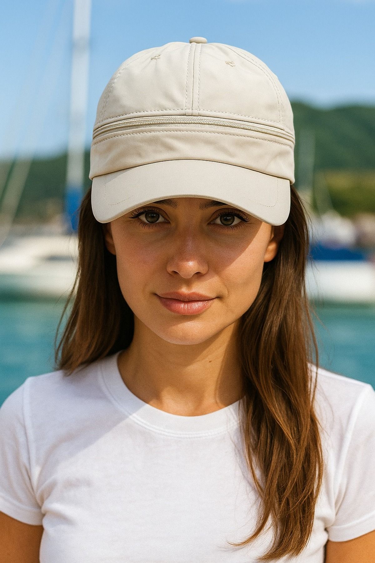 LAGRANZE Unisex Fermuarlı Kep