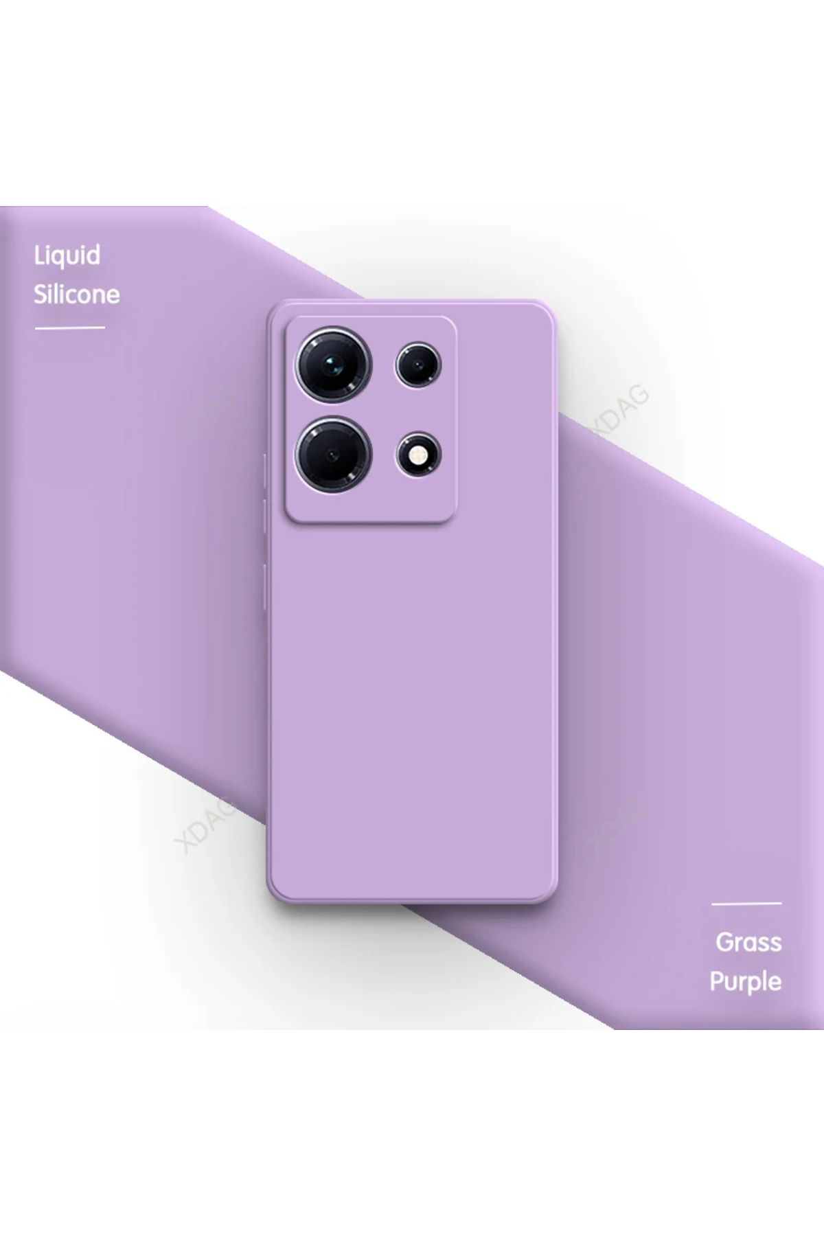 GRABONO İnfinix Note 30 VIP Kılıf Kamera Korumalıdır Kadife İç Kaplama Mat Premium Seri