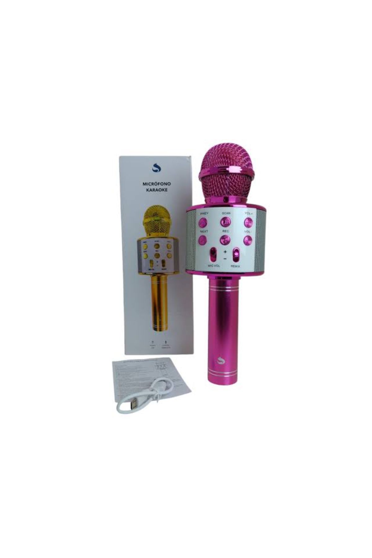 abnturk Karaoke Mikrofon Bluetooth Hoparlör