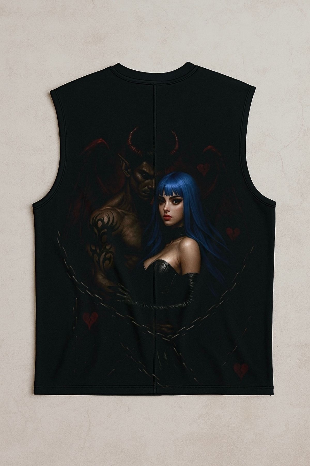 NINJA AKUMA KISSU OVERSIZE KOLSUZ TSHIRT