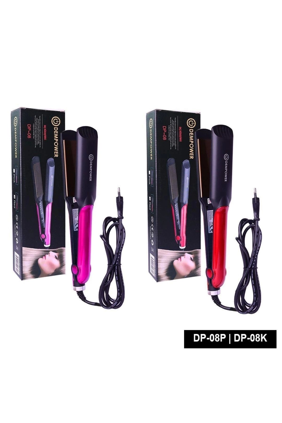 shop Dempower Saç Düzleştirici Kırmızı